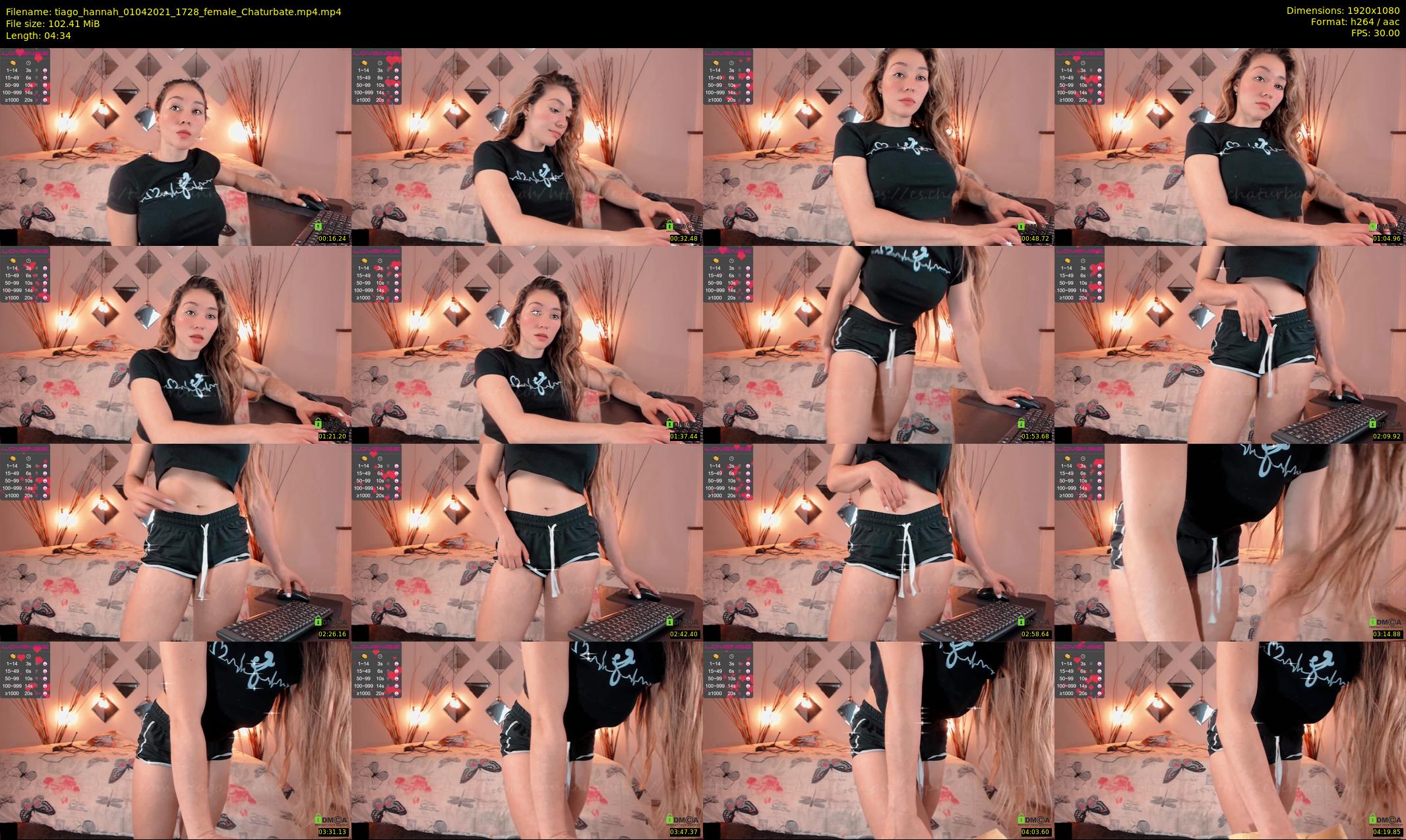 tiago_hannah — 5 minute Chaturbate couple cam show recording, 1080p, Apr 1, 2021