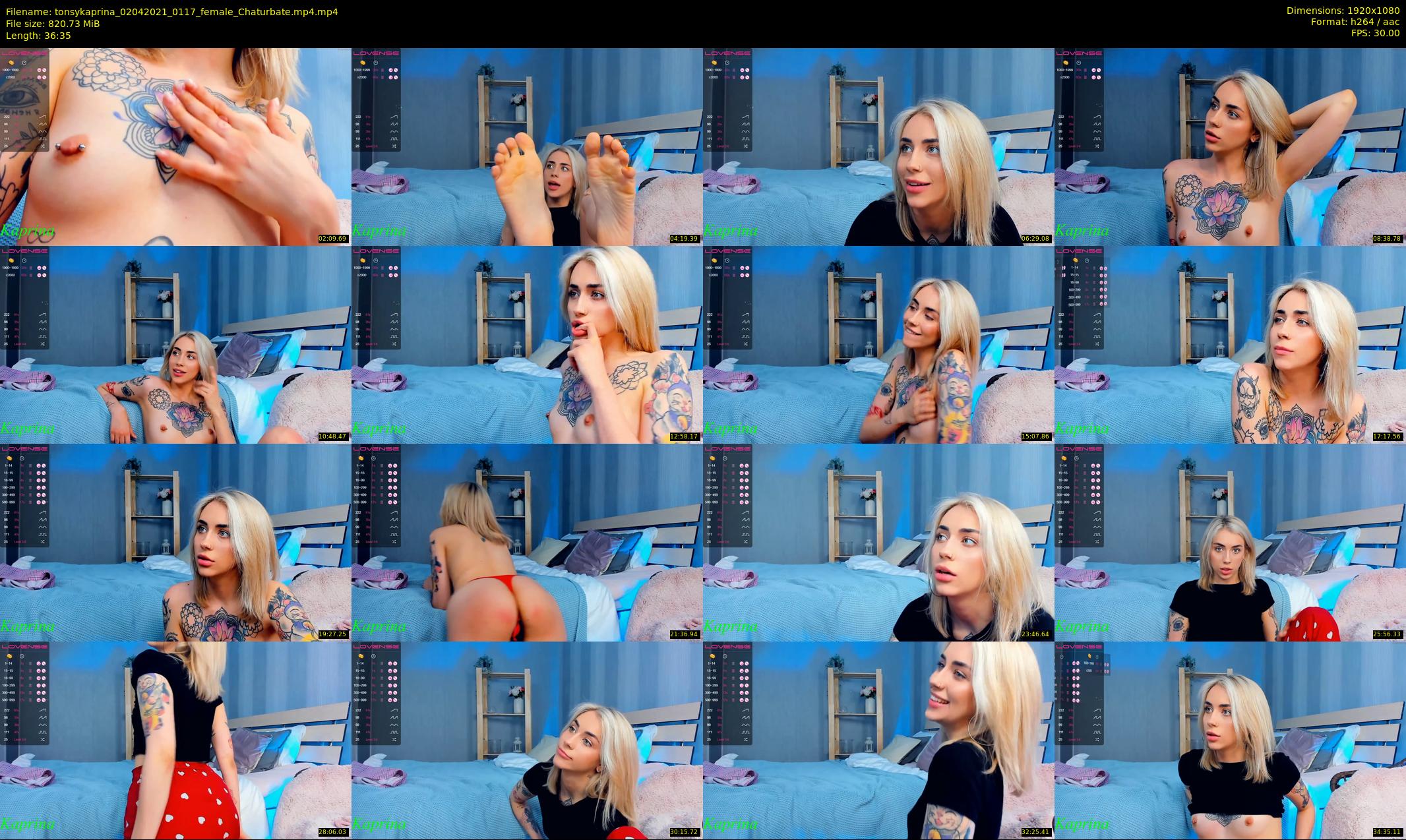 tonsykaprina — 37 minute Chaturbate couple cam show recording, 1080p, Apr 2, 2021