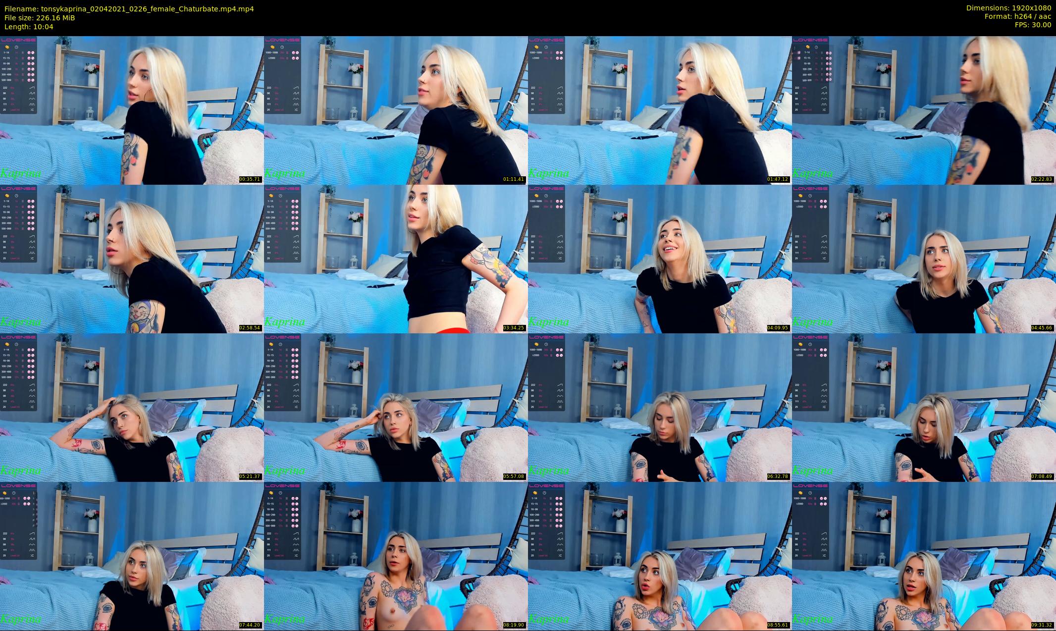 tonsykaprina — 11 minute Chaturbate couple cam show recording, 1080p, Apr 2, 2021