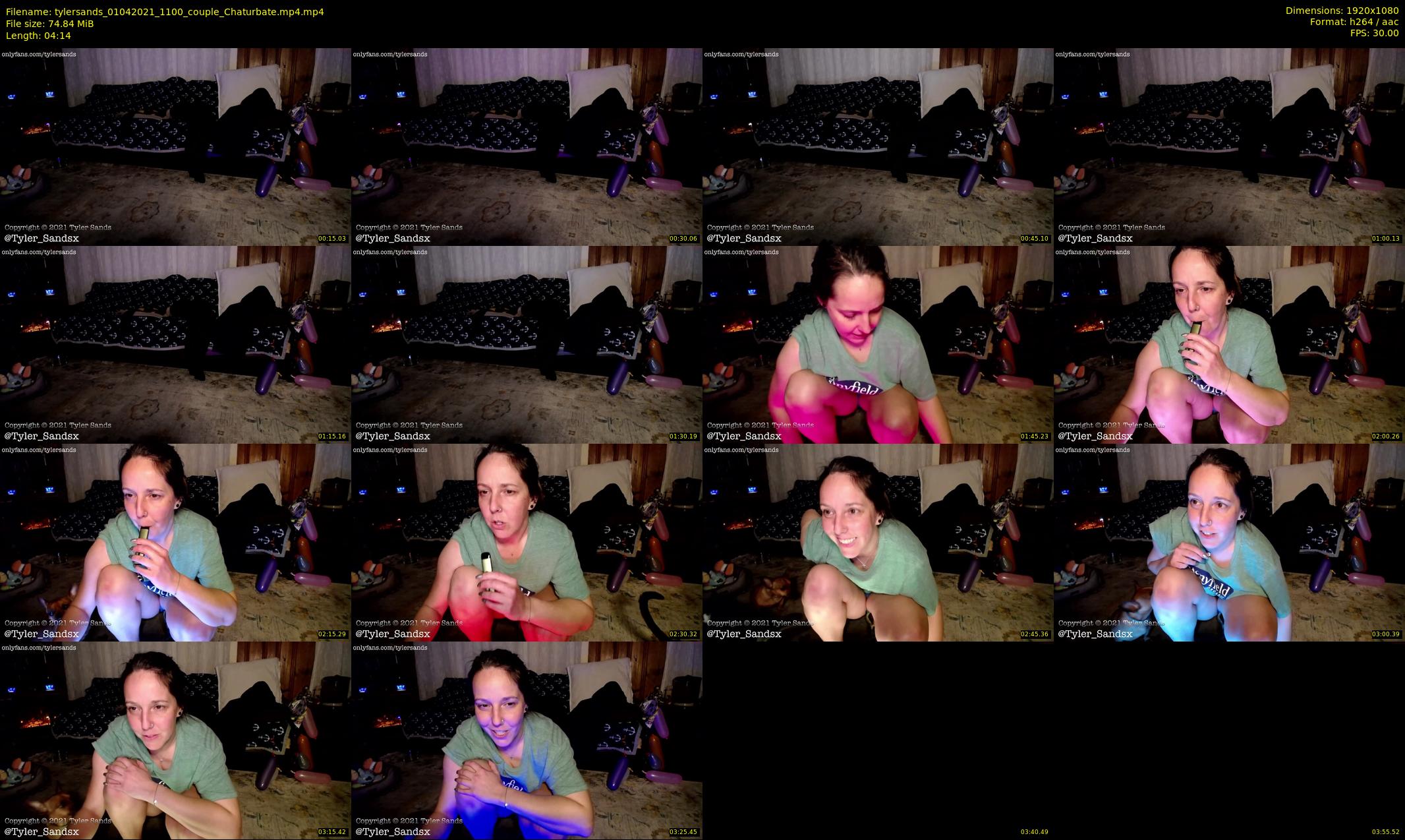 tylersands — 5 minute Chaturbate female cam show recording, 1080p, Apr 1, 2021