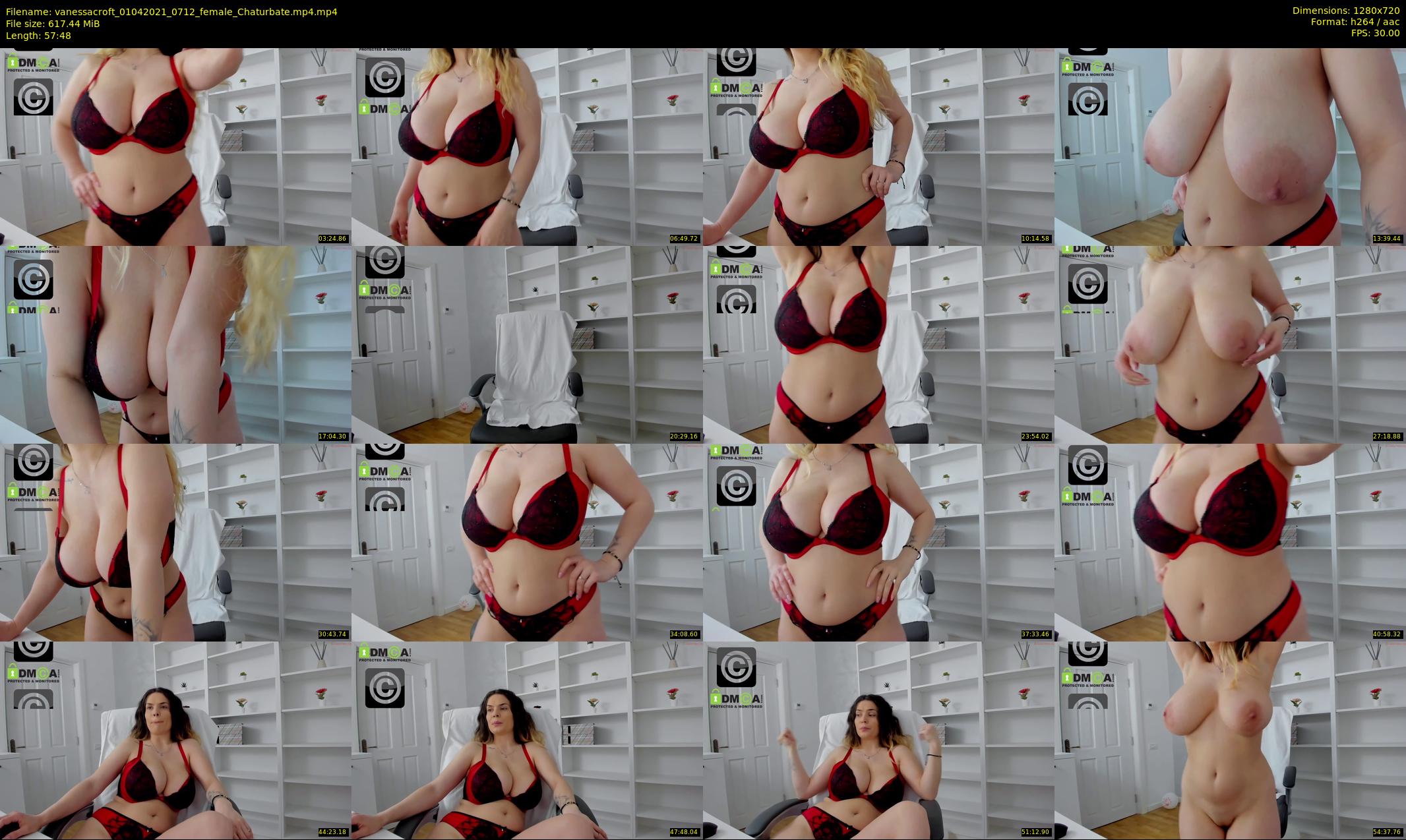 vanessacroft — 58 minute Chaturbate female cam show recording, 720p, Apr 1, 2021