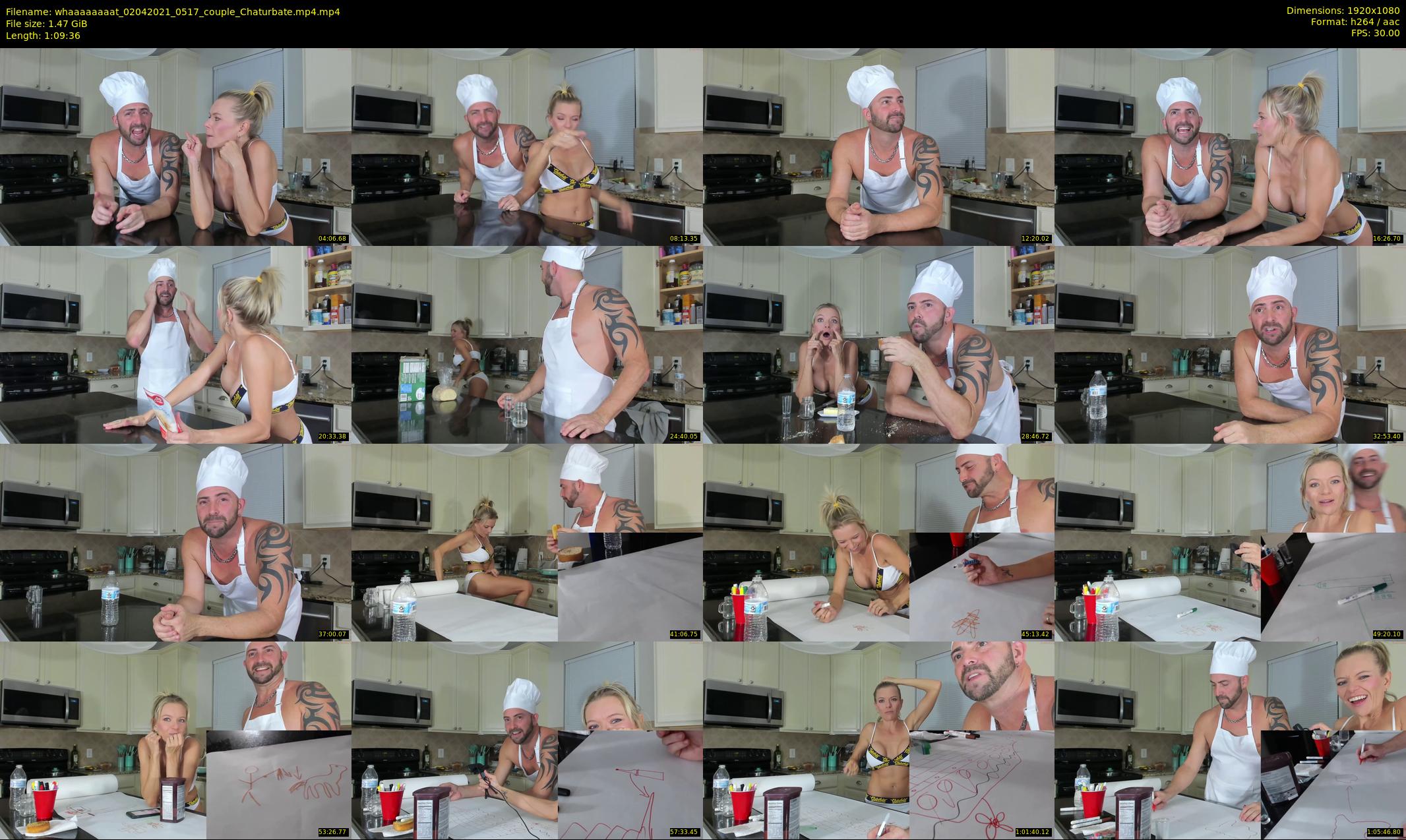 whaaaaaaaat — 70 minute Chaturbate couple cam show recording, 1080p, Apr 2, 2021