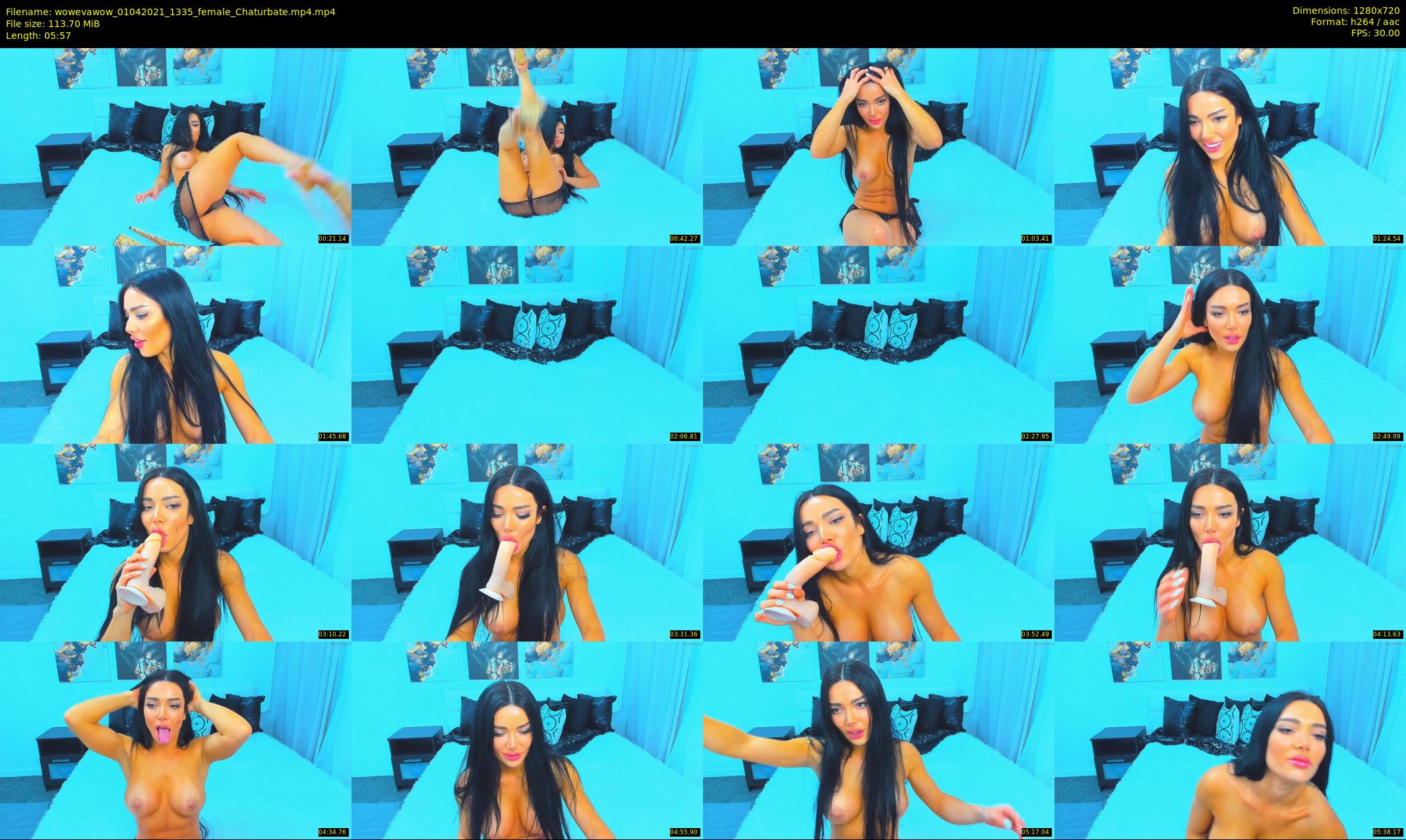 wowevawow — 6 minute Chaturbate female cam show recording, 720p, Apr 1, 2021