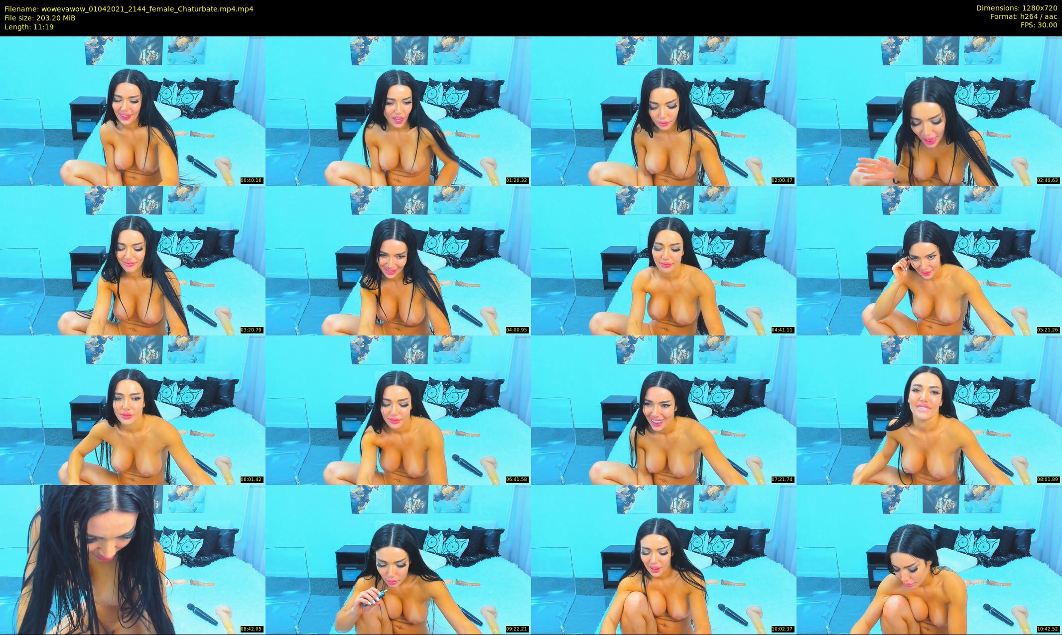 wowevawow — 12 minute Chaturbate female cam show recording, 720p, Apr 1, 2021