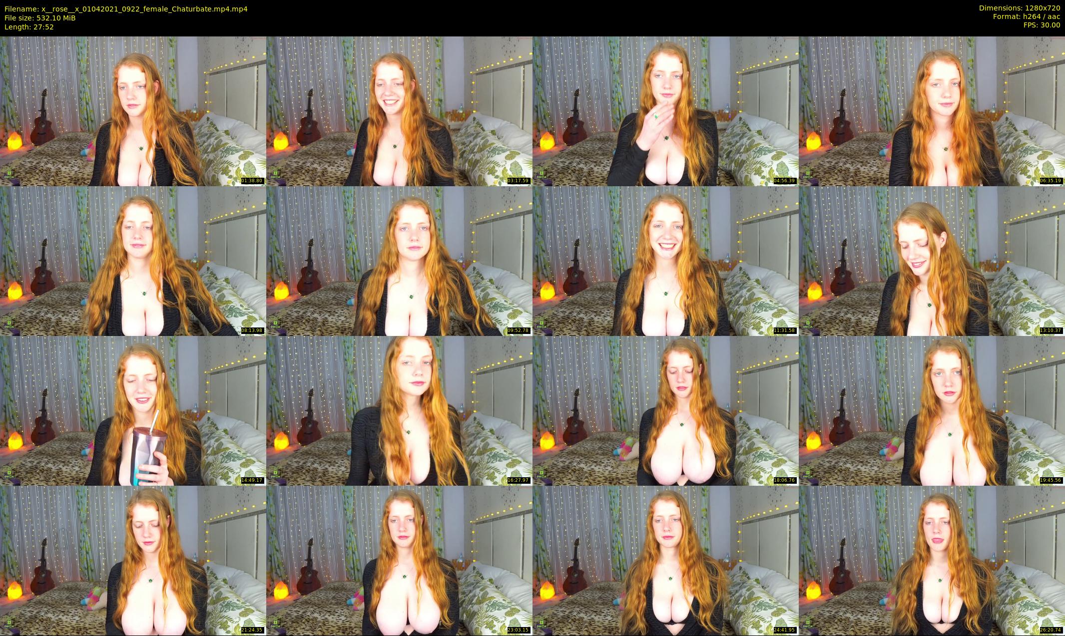 x__rose__x — 28 minute Chaturbate female cam show recording, 720p, Apr 1, 2021