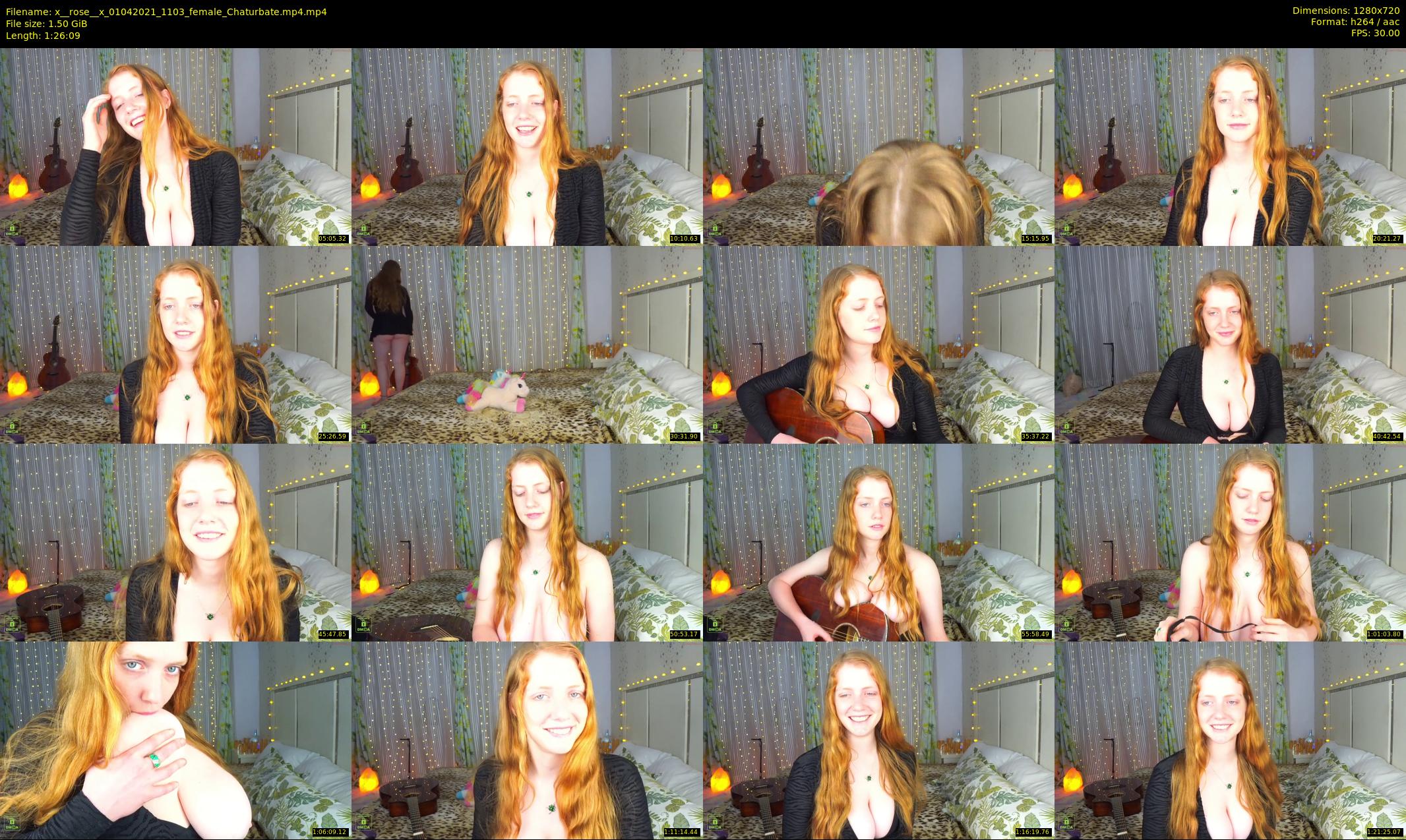 x__rose__x — 87 minute Chaturbate female cam show recording, 720p, Apr 1, 2021