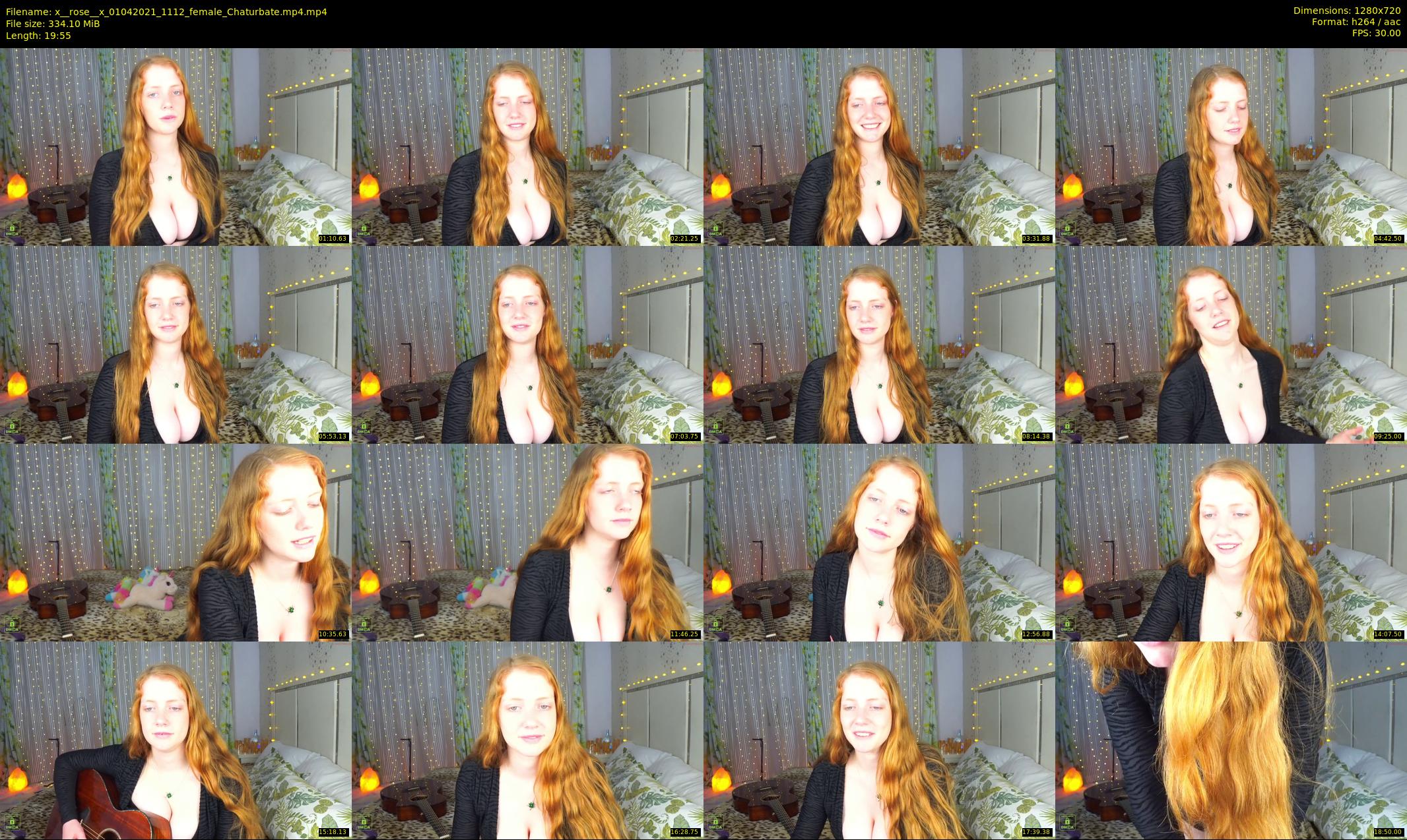x__rose__x — 20 minute Chaturbate female cam show recording, 720p, Apr 1, 2021
