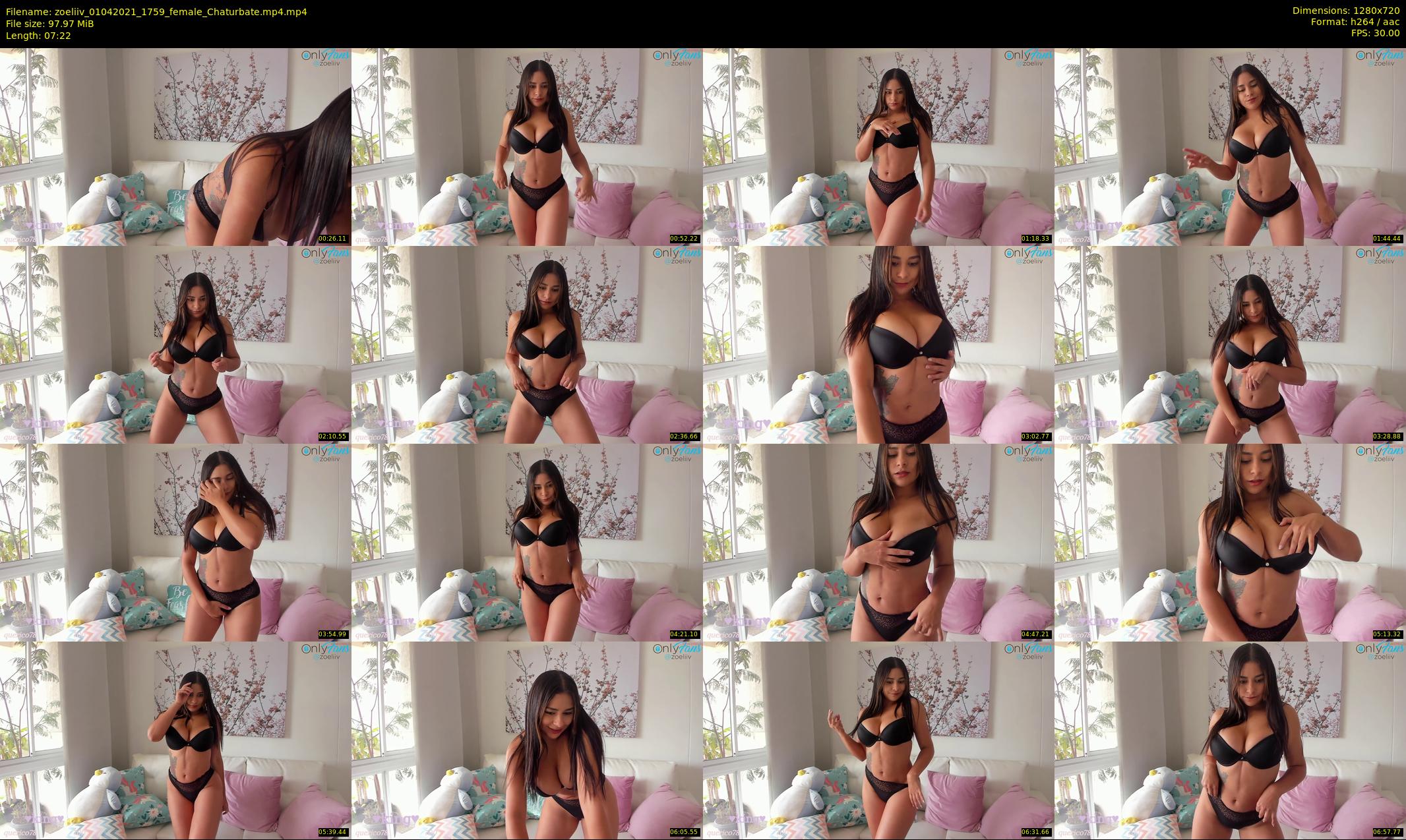 zoeliiv — 8 minute Chaturbate female cam show recording, 720p, Apr 1, 2021