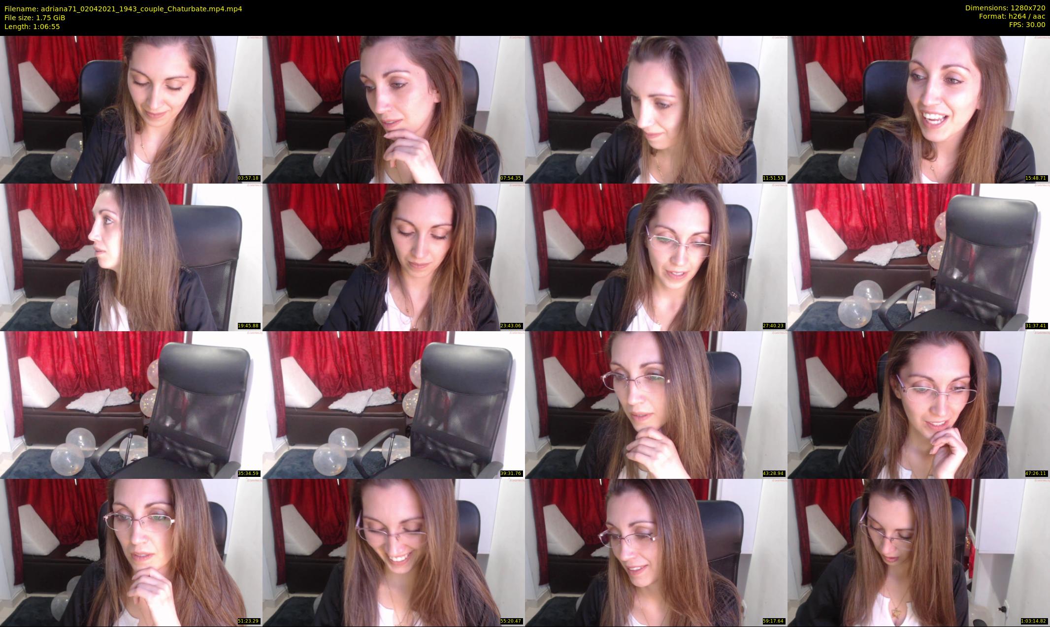 adriana71 — 67 minute Chaturbate couple cam show recording, 720p, Apr 2, 2021