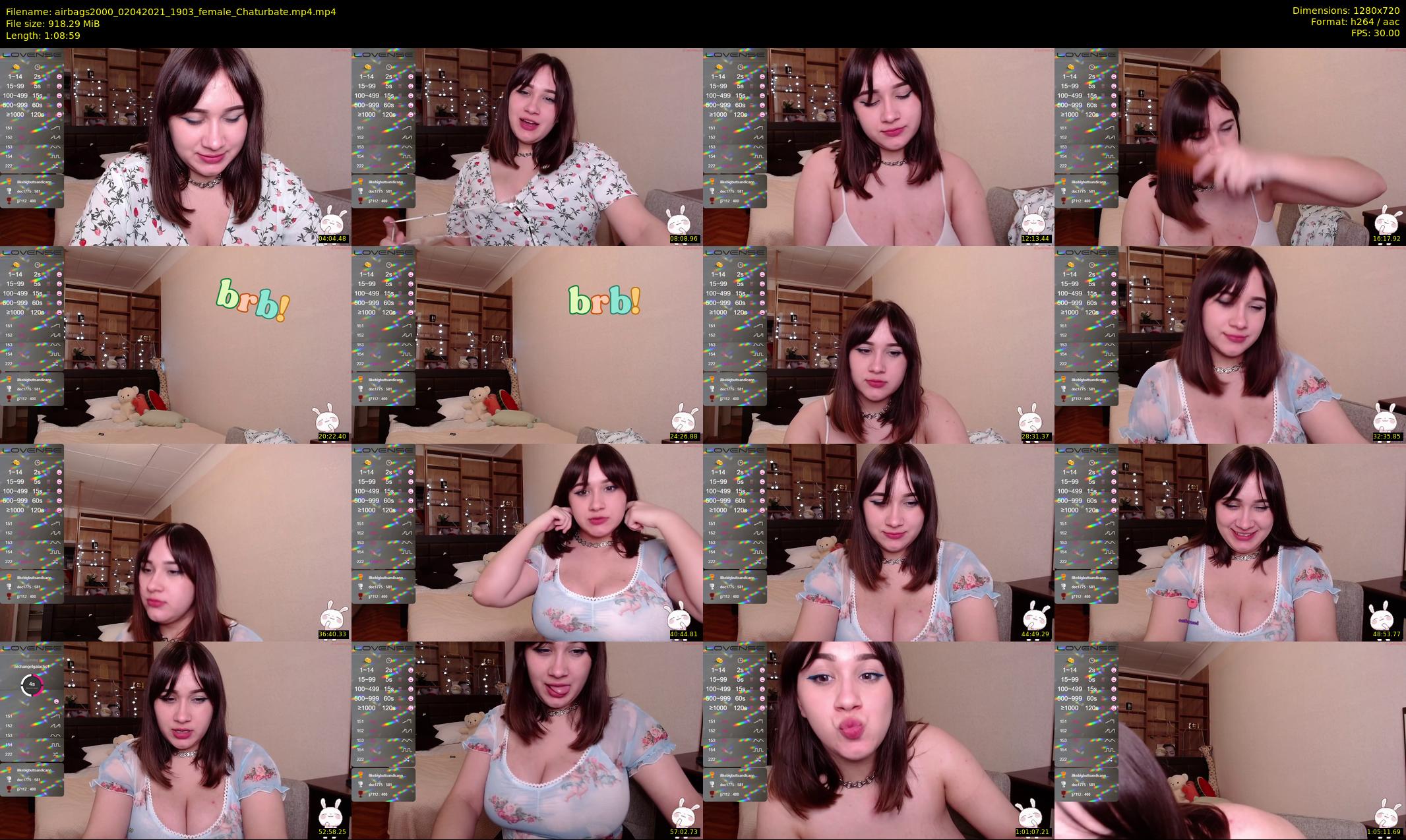 airbags2000 — 69 minute Chaturbate female cam show recording, 720p, Apr 2, 2021