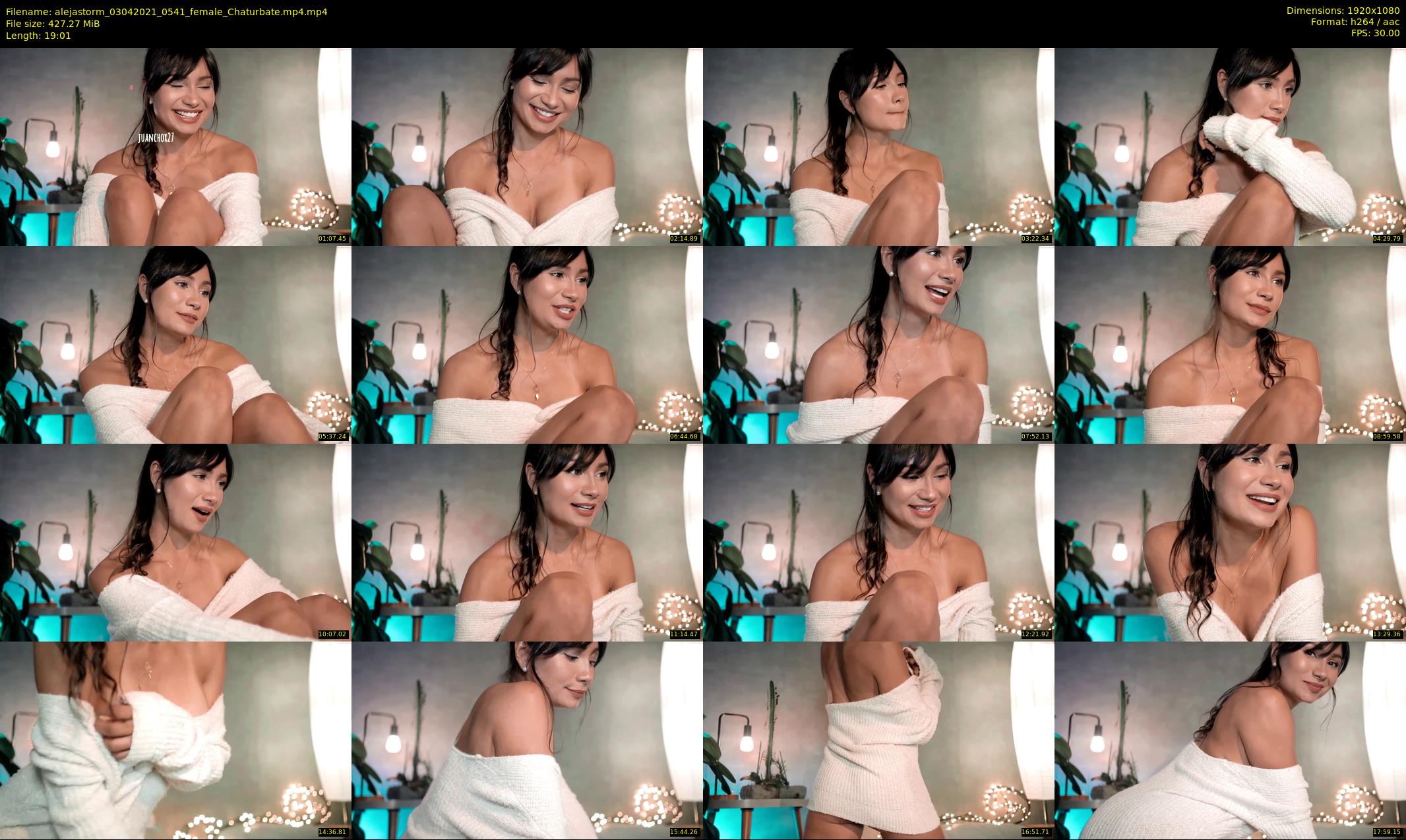 alejastorm — 20 minute Chaturbate female cam show recording, 1080p, Apr 3, 2021