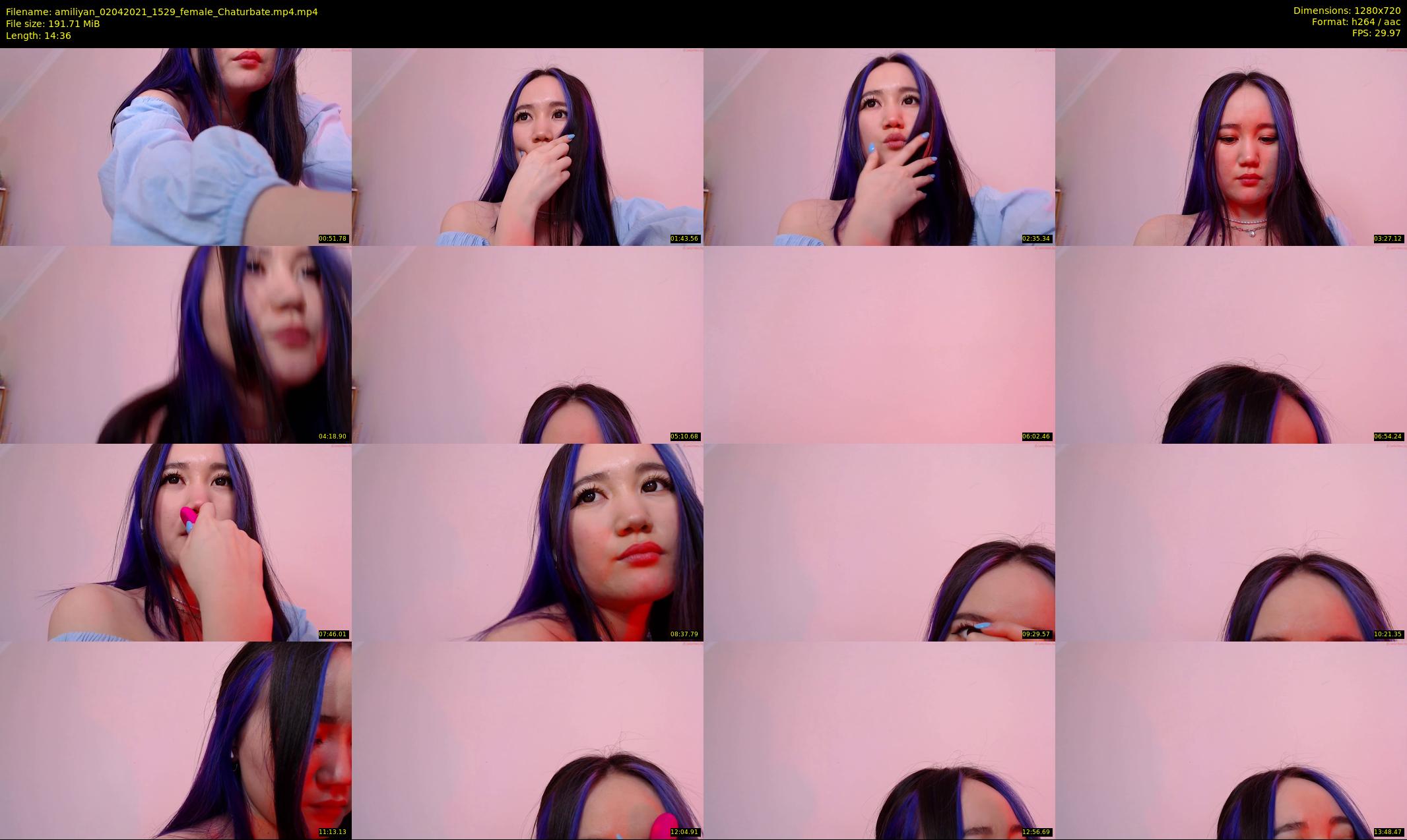 amiliyan — 15 minute Chaturbate female cam show recording, 720p, Apr 2, 2021