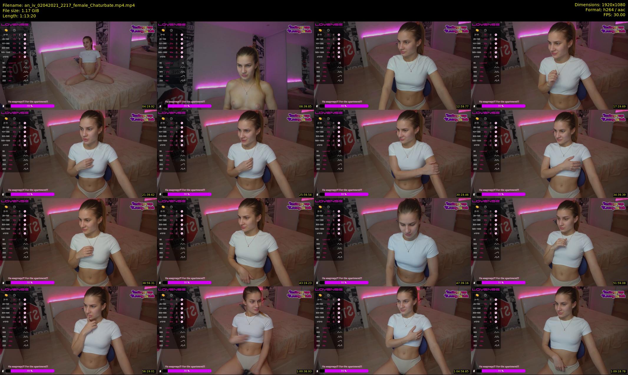 an_iv — 74 minute Chaturbate female cam show recording, 1080p, Apr 2, 2021