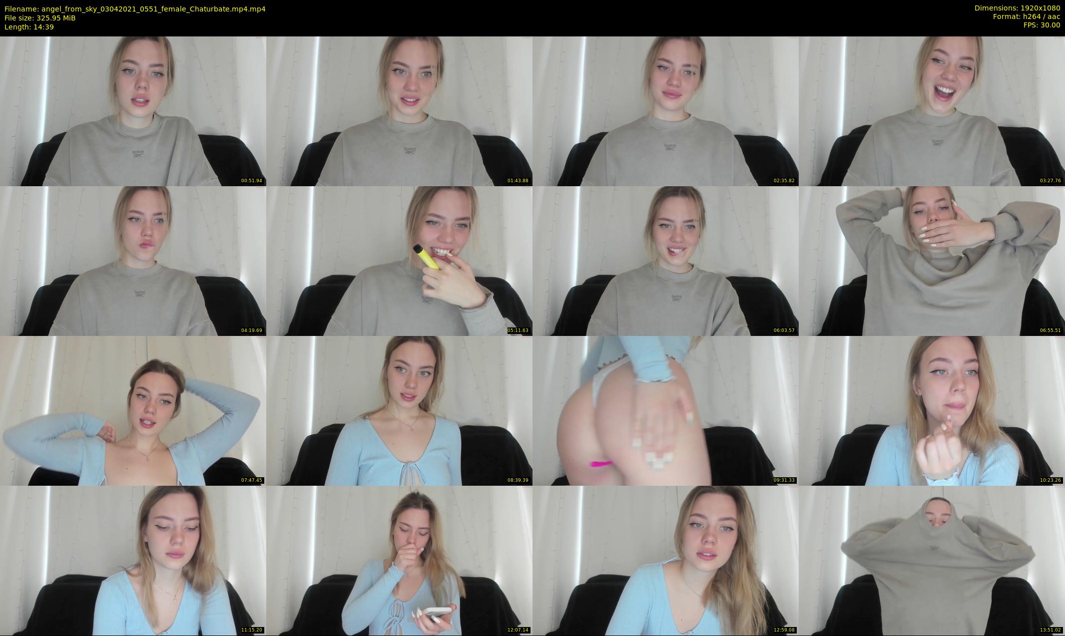 angel_from_sky — 15 minute Chaturbate female cam show recording, 1080p, Apr 3, 2021