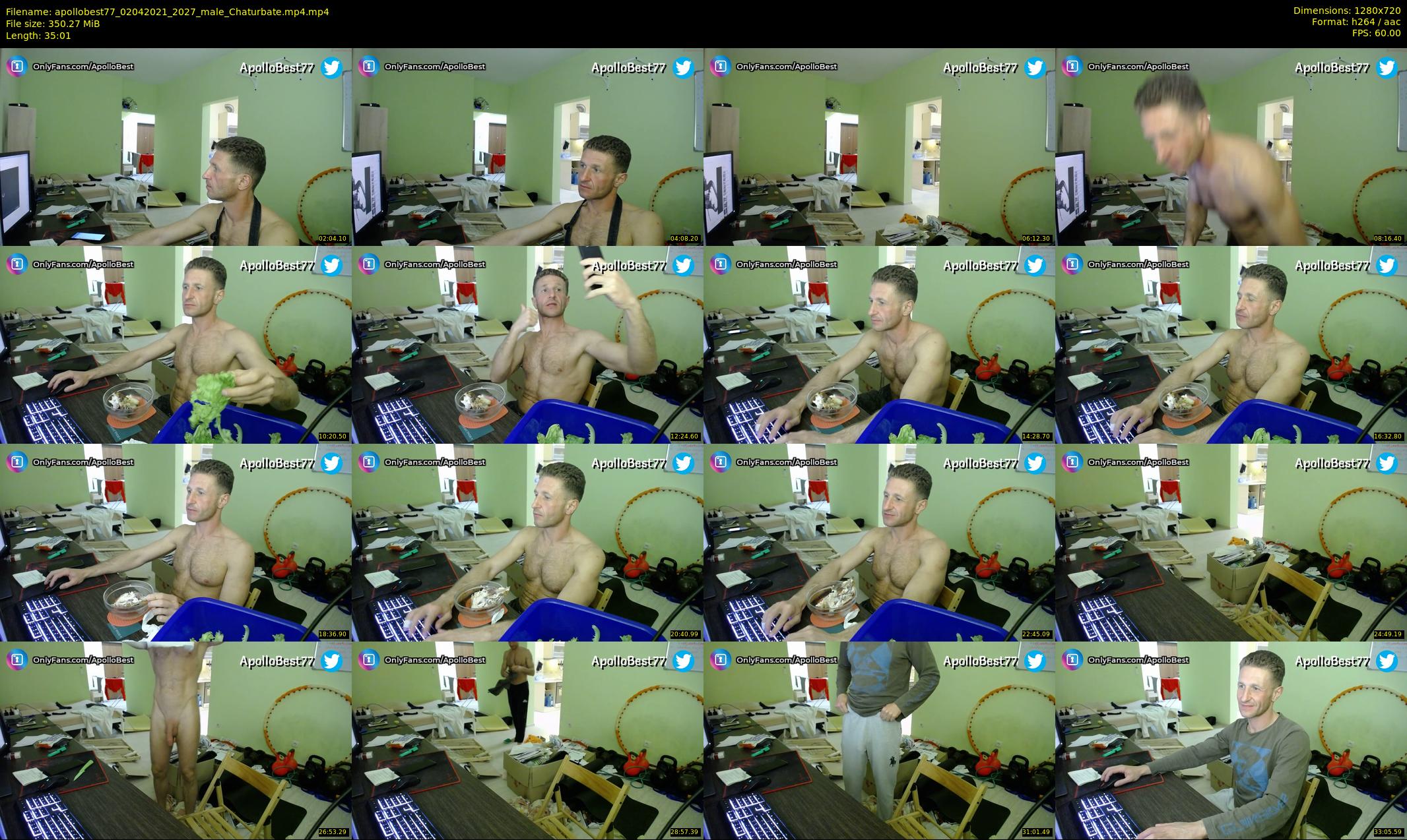 apollobest77 — 36 minute Chaturbate male cam show recording, 720p, Apr 2, 2021