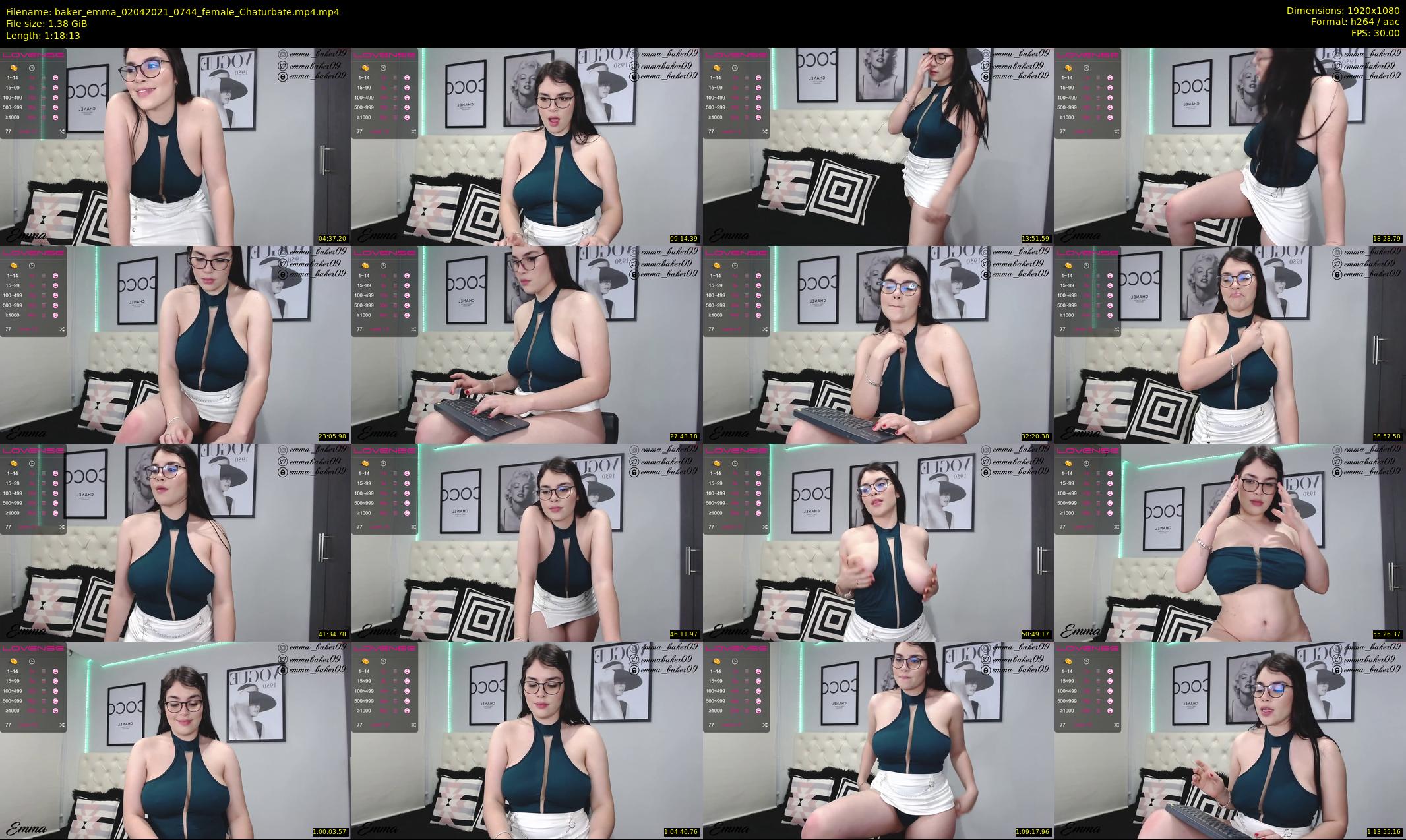 baker_emma — 79 minute Chaturbate female cam show recording, 1080p, Apr 2, 2021