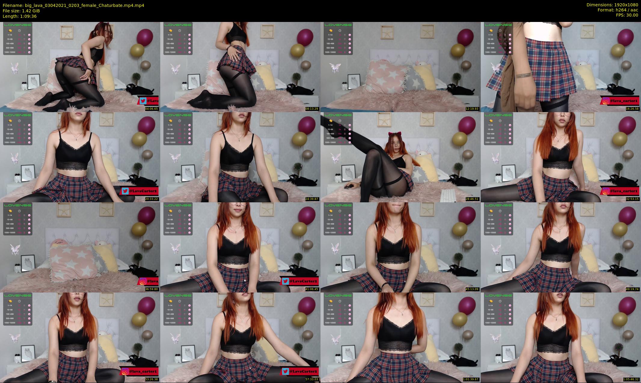 big_lava — 70 minute Chaturbate female cam show recording, 1080p, Apr 3, 2021