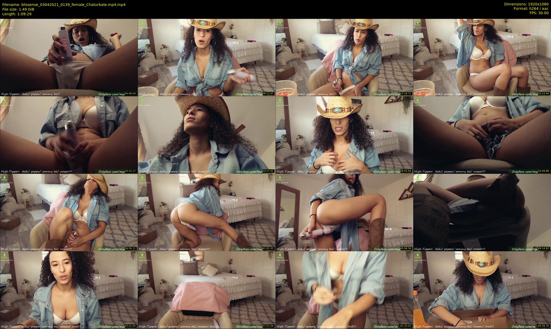 blissense — 70 minute Chaturbate female cam show recording, 1080p, Apr 3, 2021