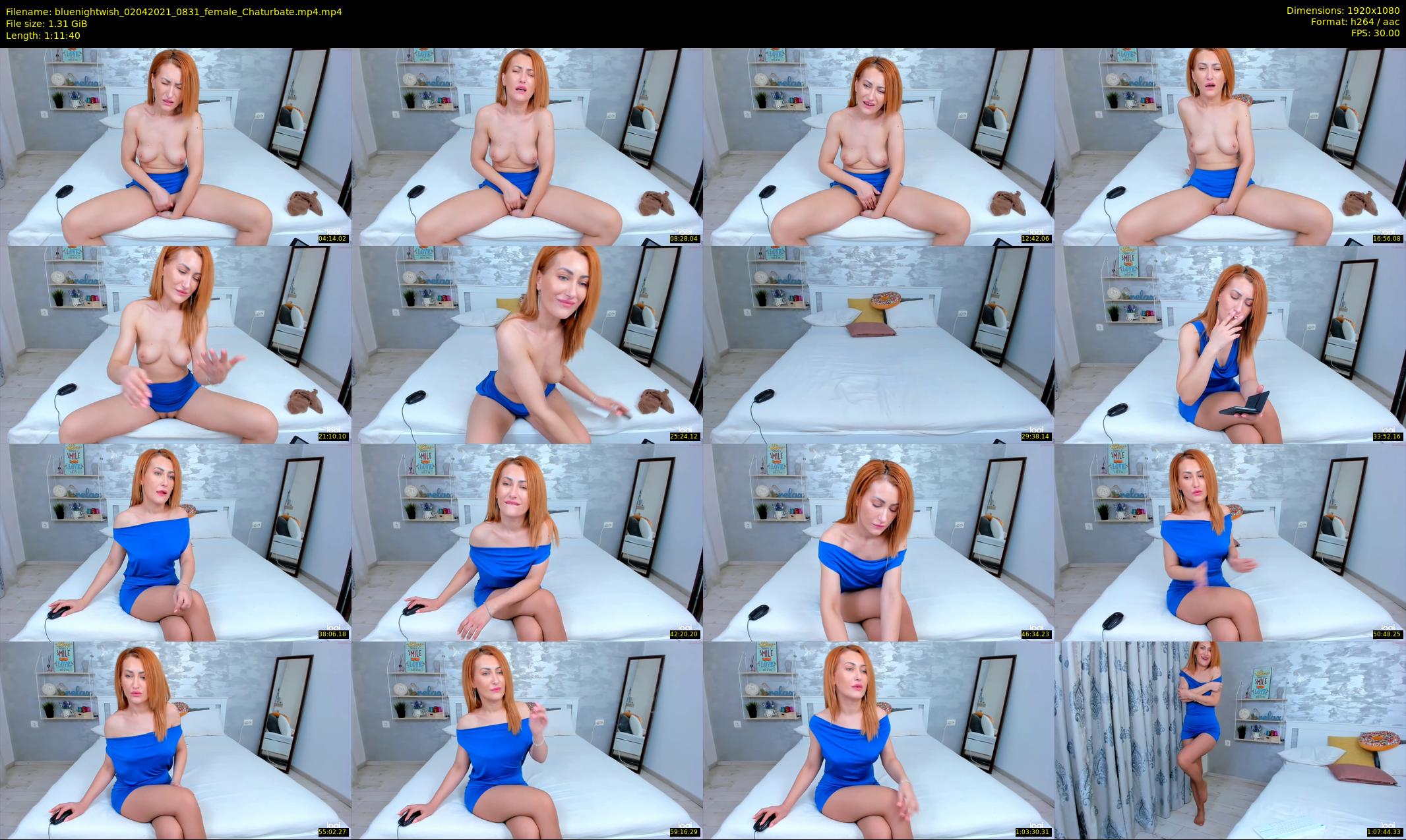 bluenightwish — 72 minute Chaturbate female cam show recording, 1080p, Apr 2, 2021