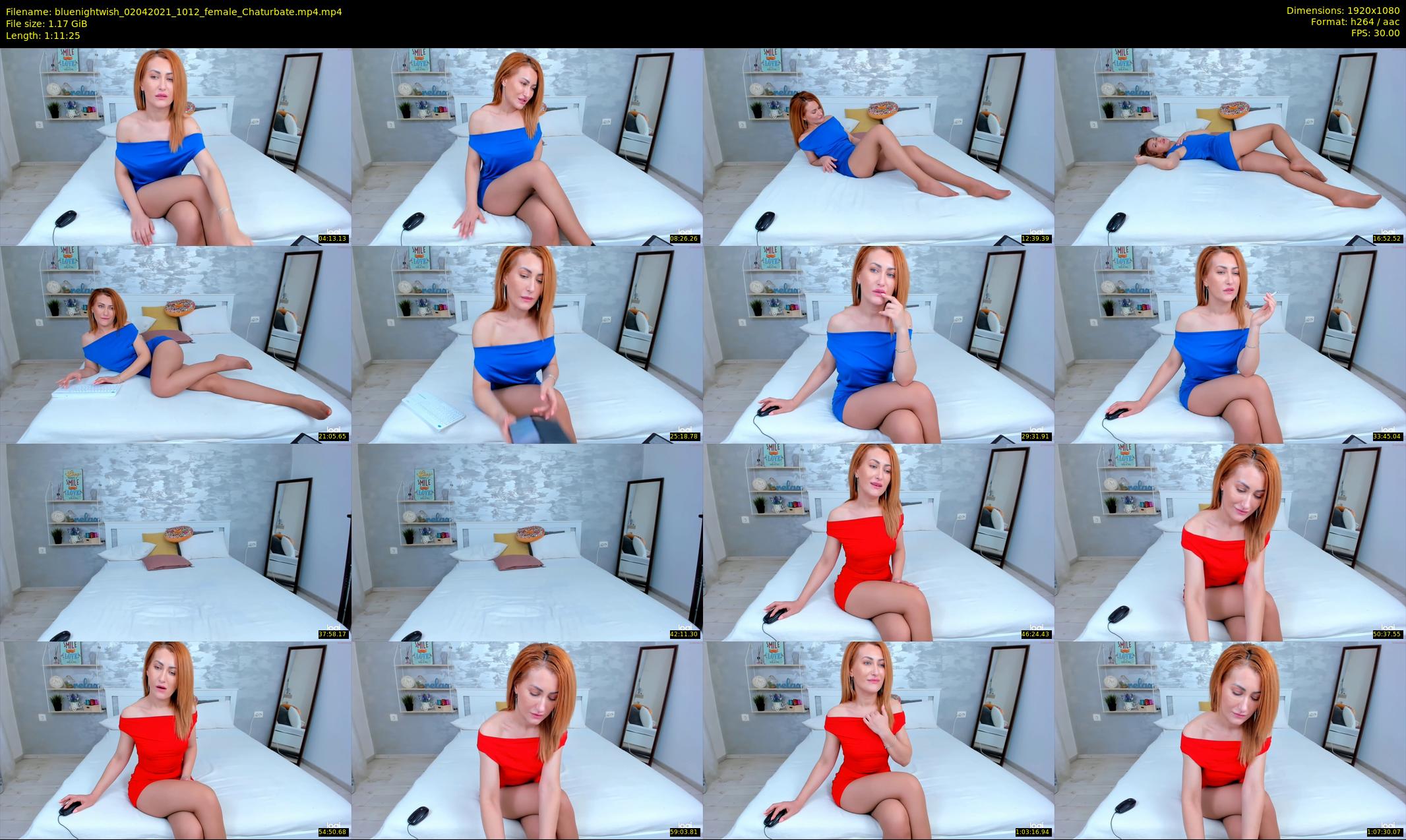 bluenightwish — 72 minute Chaturbate female cam show recording, 1080p, Apr 2, 2021