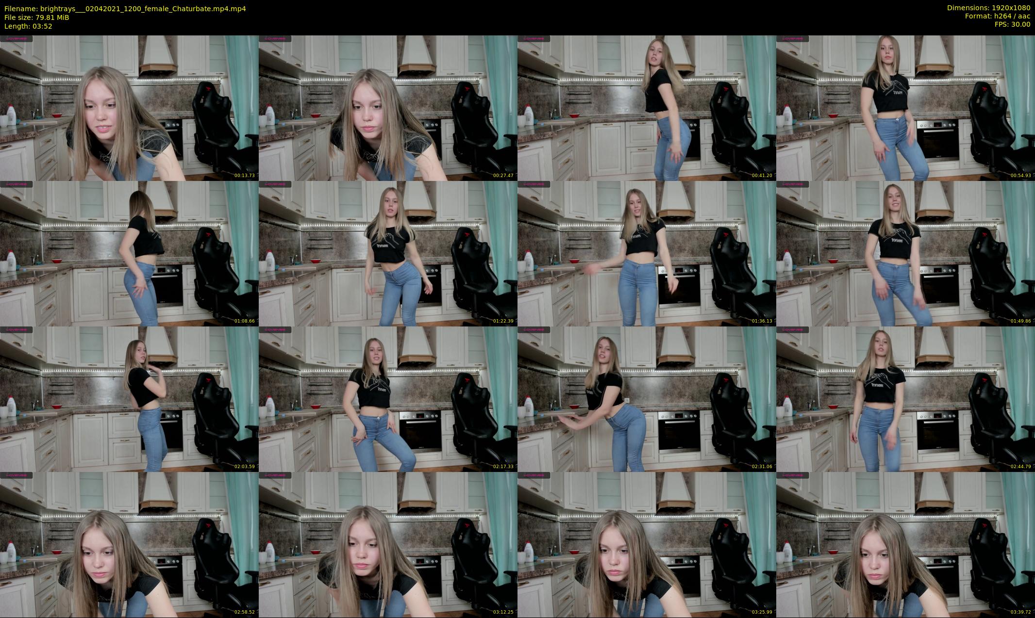 brightrays__ — 4 minute Chaturbate female cam show recording, 1080p, Apr 2, 2021