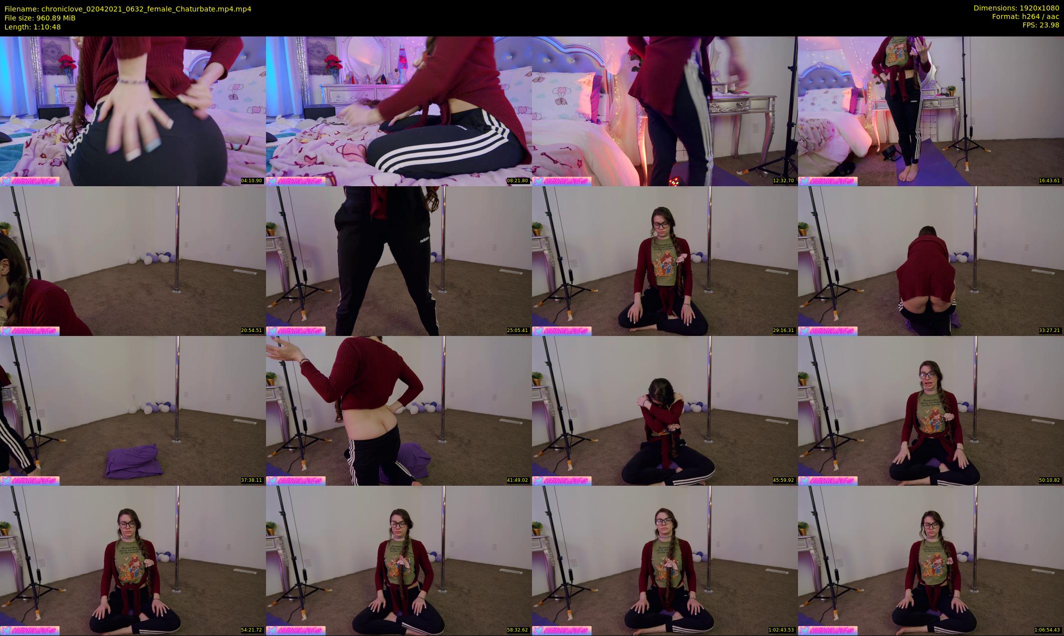 chroniclove — 71 minute Chaturbate female cam show recording, 1080p, Apr 2, 2021
