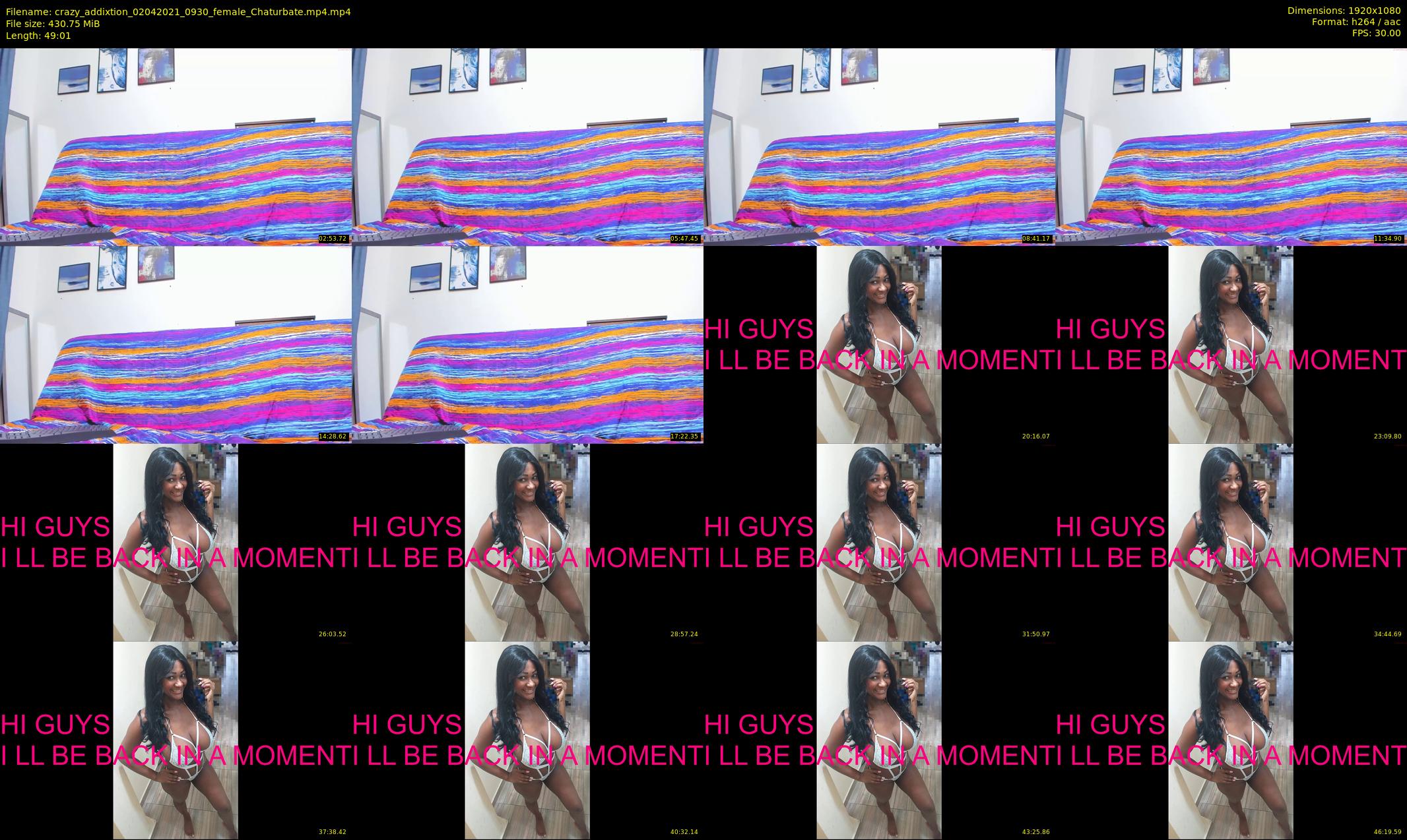 crazy_addixtion — 50 minute Chaturbate female cam show recording, 1080p, Apr 2, 2021