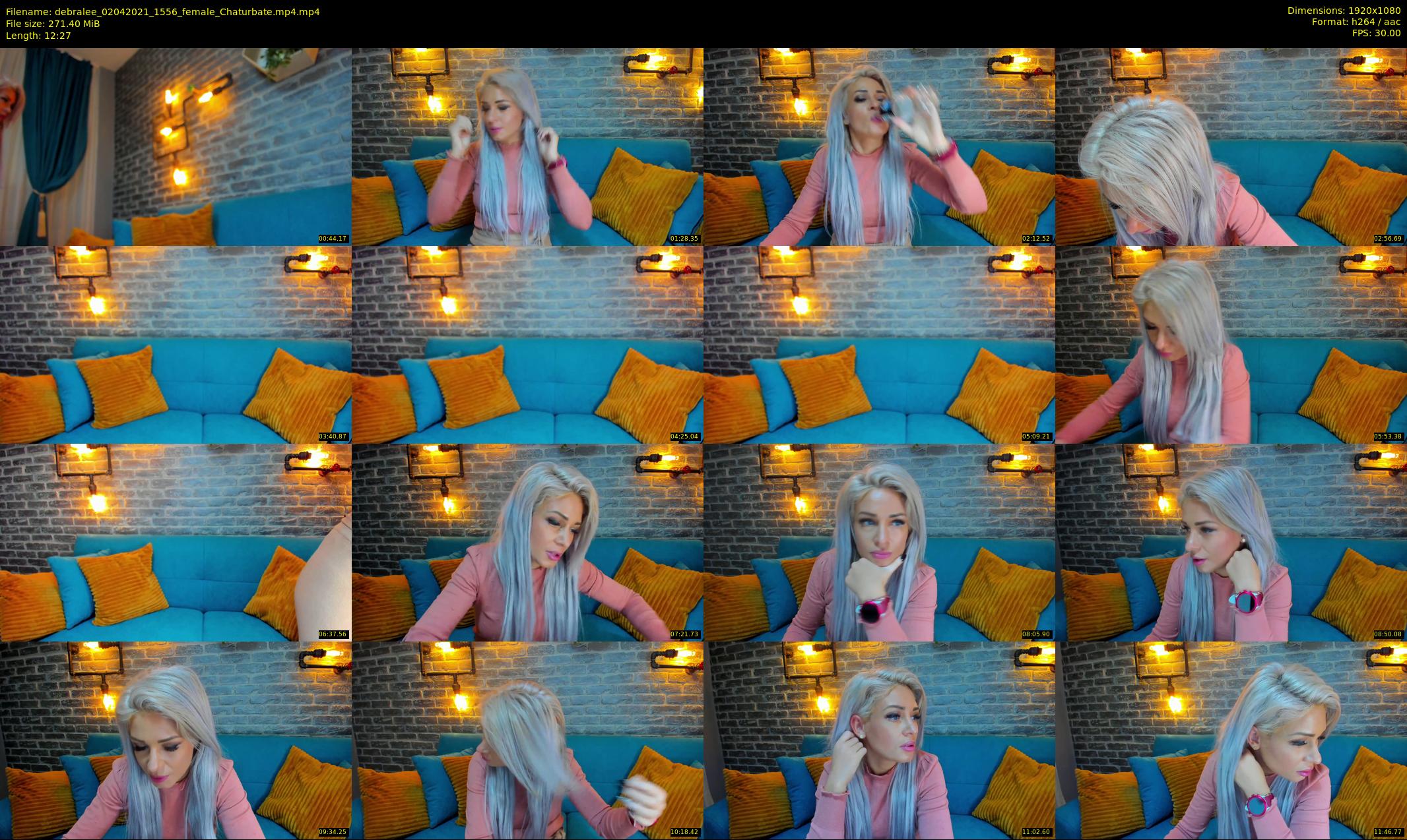 debralee — 13 minute Chaturbate female cam show recording, 1080p, Apr 2, 2021