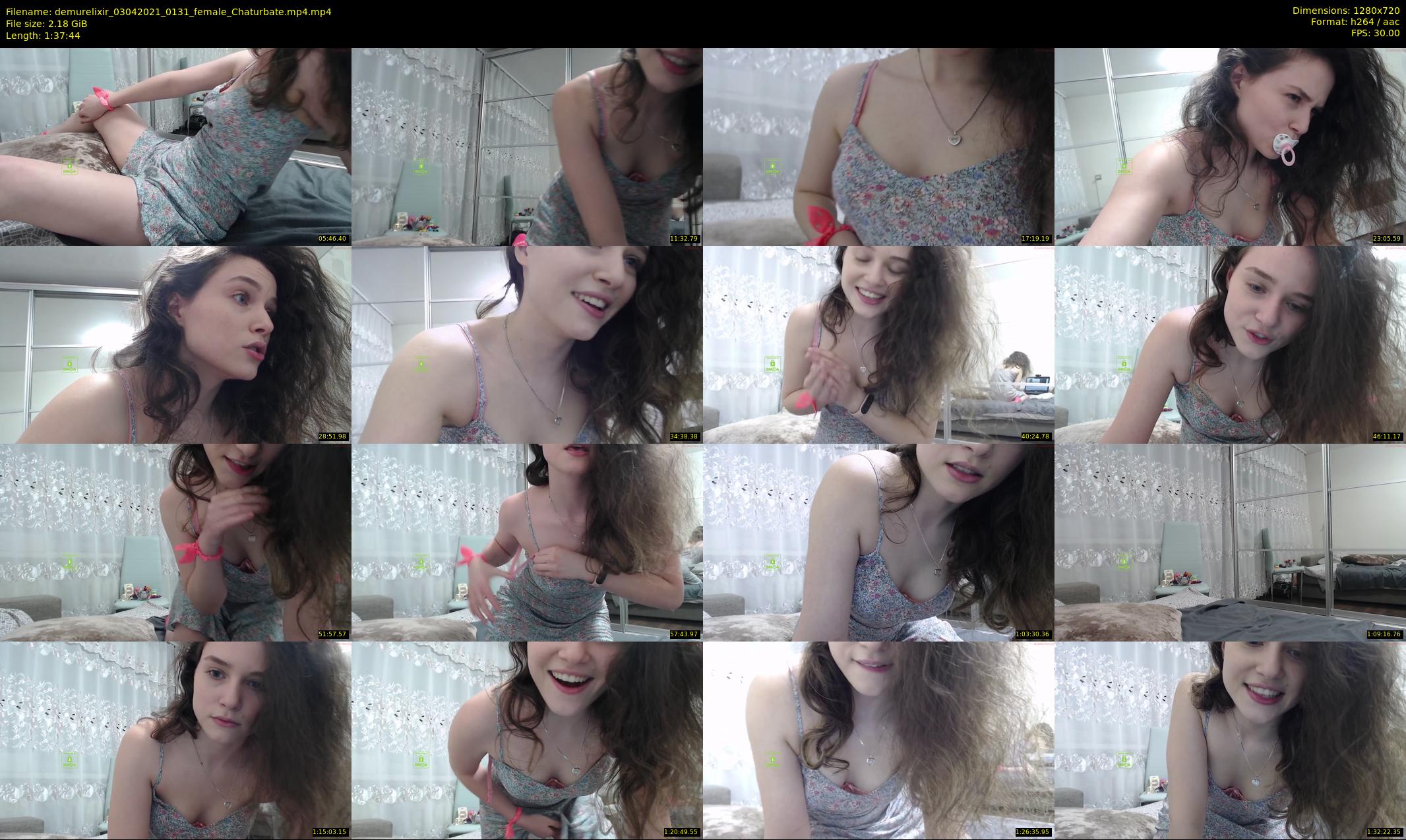 demurelixir — 98 minute Chaturbate female cam show recording, 720p, Apr 3, 2021