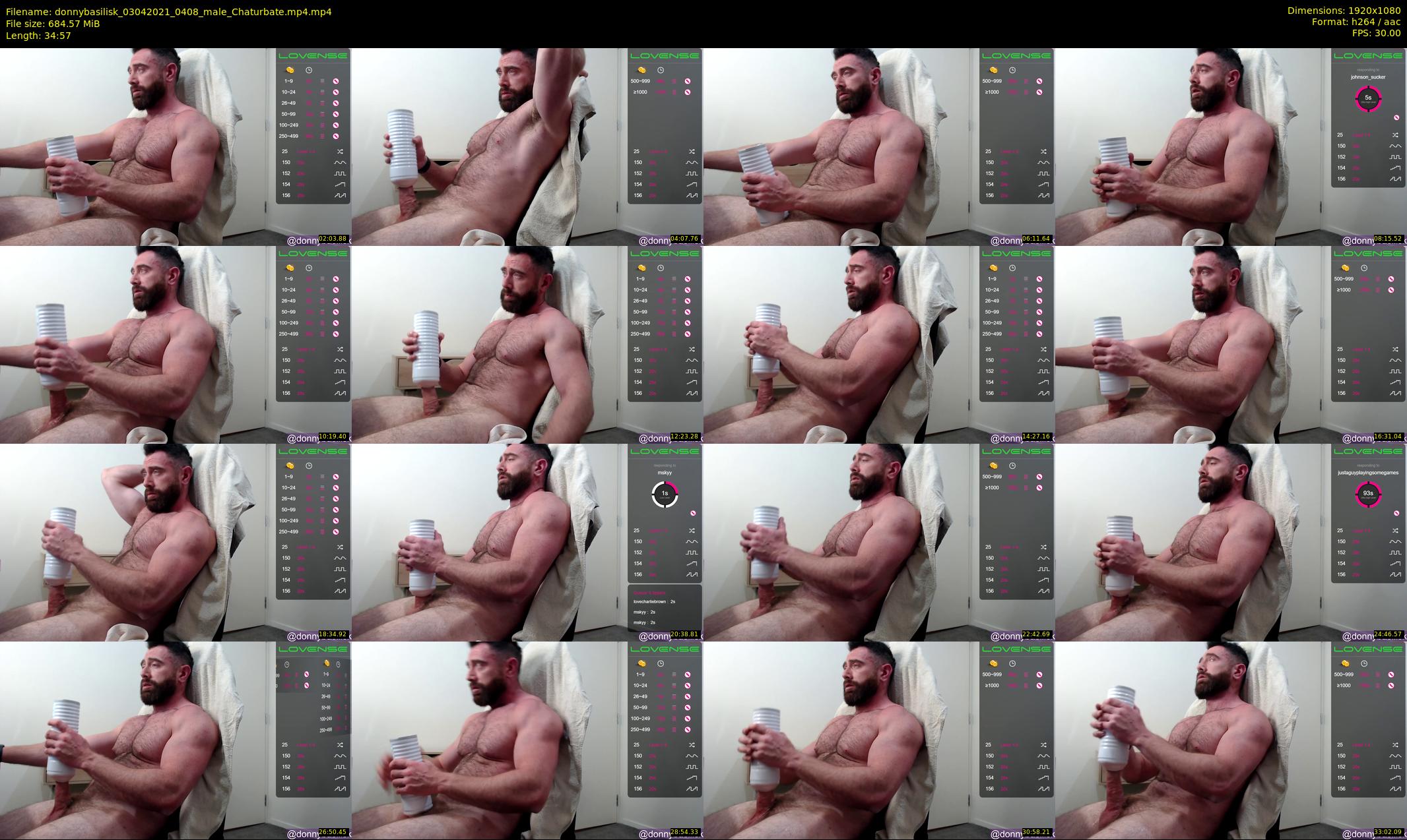 donnybasilisk — 35 minute Chaturbate male cam show recording, 1080p, Apr 3, 2021