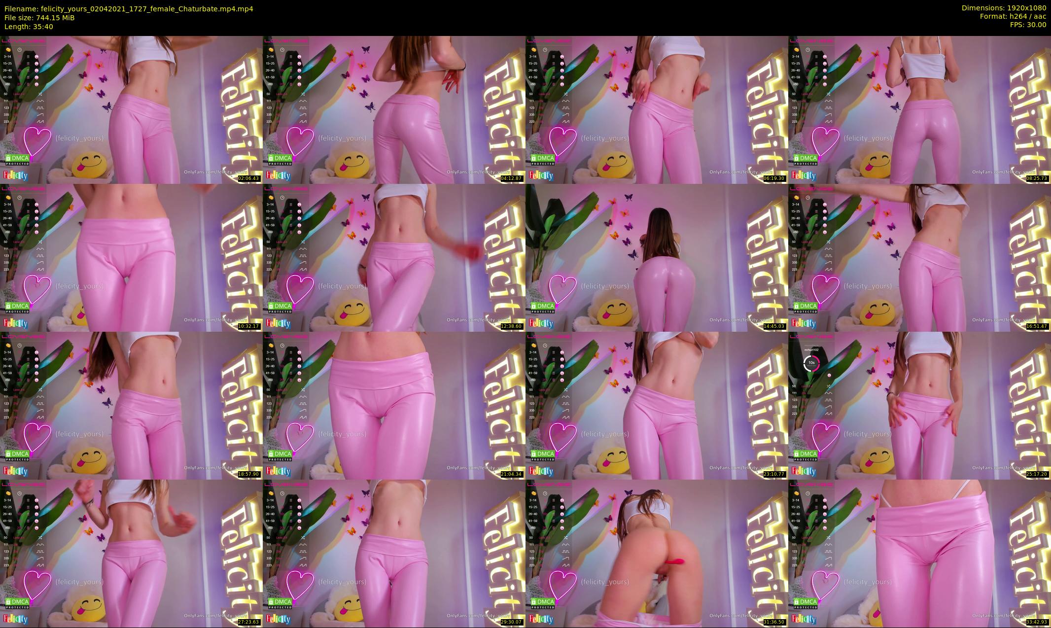 felicity_yours — 36 minute Chaturbate female cam show recording, 1080p, Apr 2, 2021