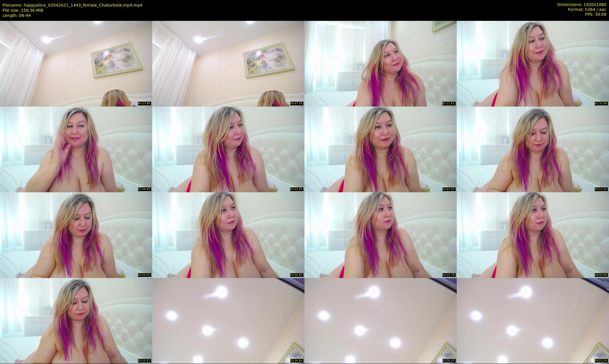 happyalice — 7 minute Chaturbate female cam show recording, 1080p, Apr 2, 2021