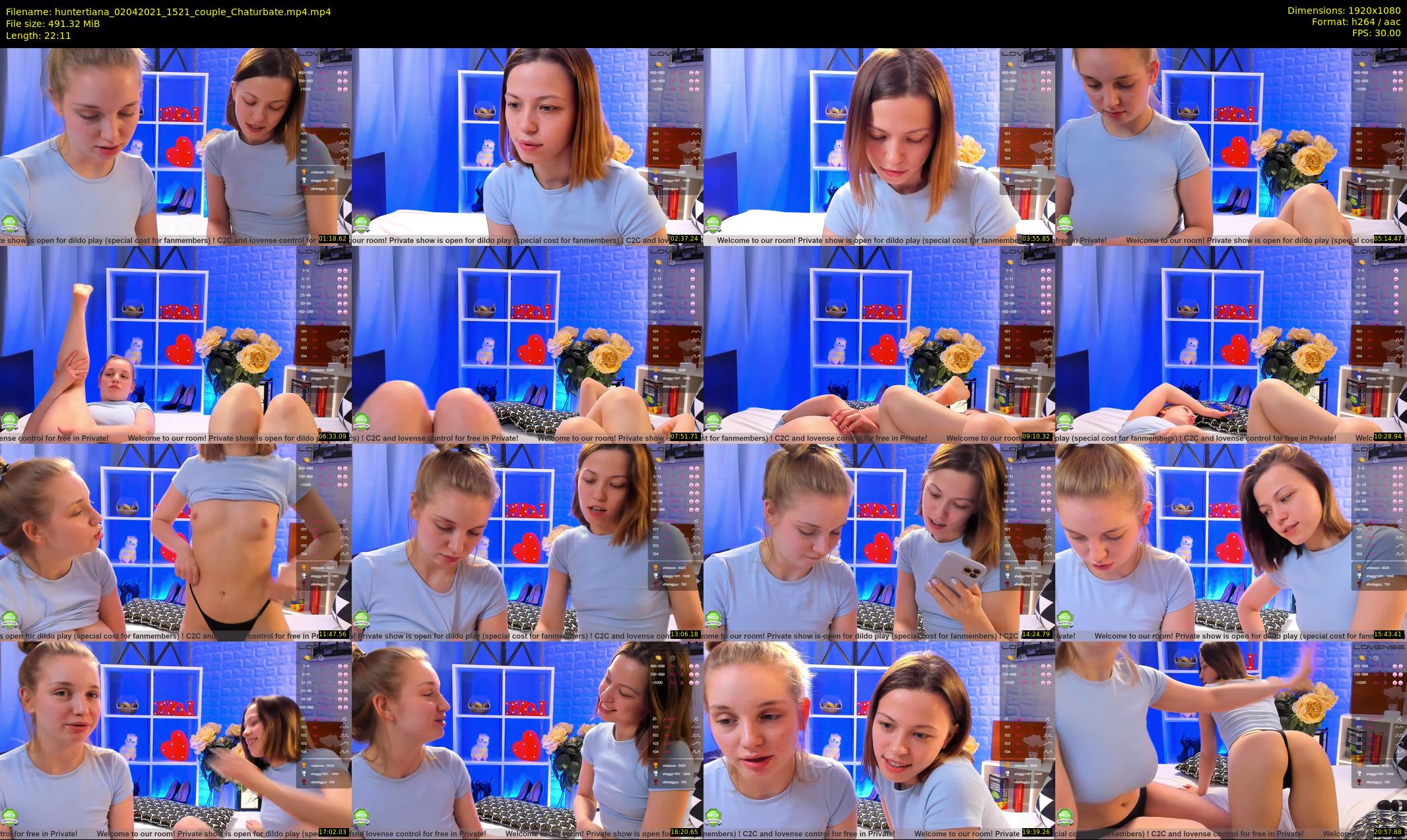 huntertiana — 23 minute Chaturbate female cam show recording, 1080p, Apr 2, 2021