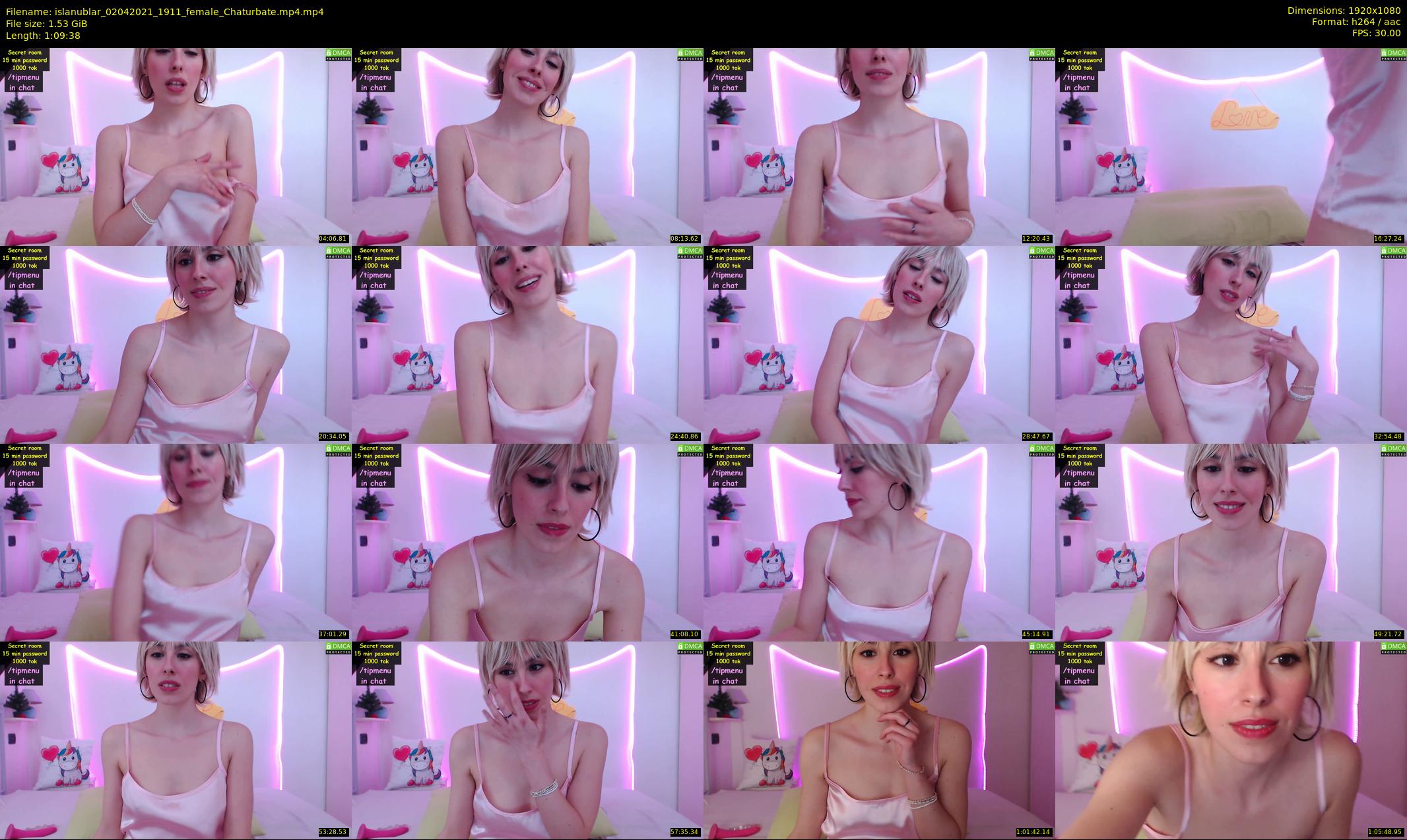 islanublar — 70 minute Chaturbate female cam show recording, 1080p, Apr 2, 2021