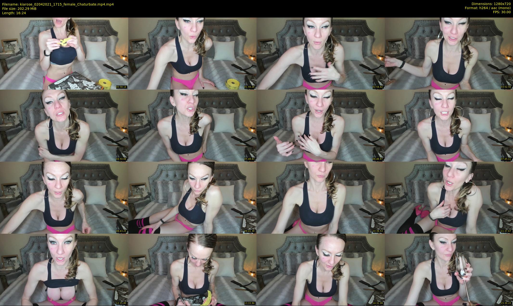 kiarose — 17 minute Chaturbate female cam show recording, 720p, Apr 2, 2021
