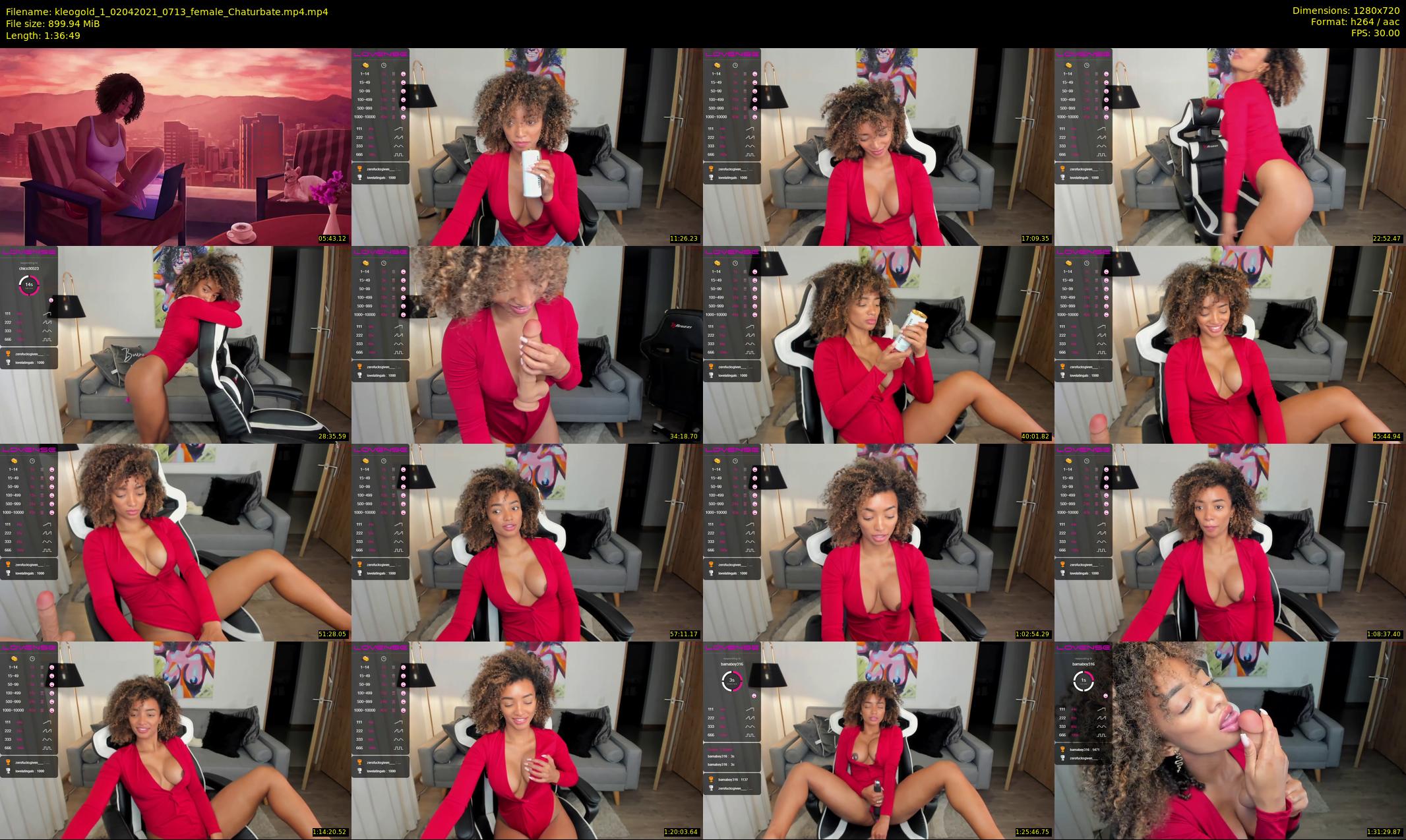 kleogold_1 — 97 minute Chaturbate female cam show recording, 720p, Apr 2, 2021