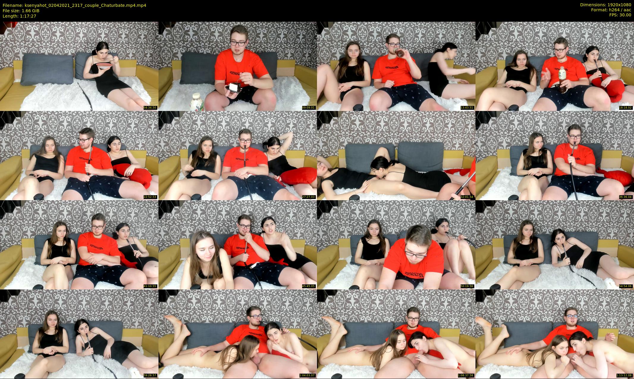 ksenyahot — 78 minute Chaturbate couple cam show recording, 1080p, Apr 2, 2021