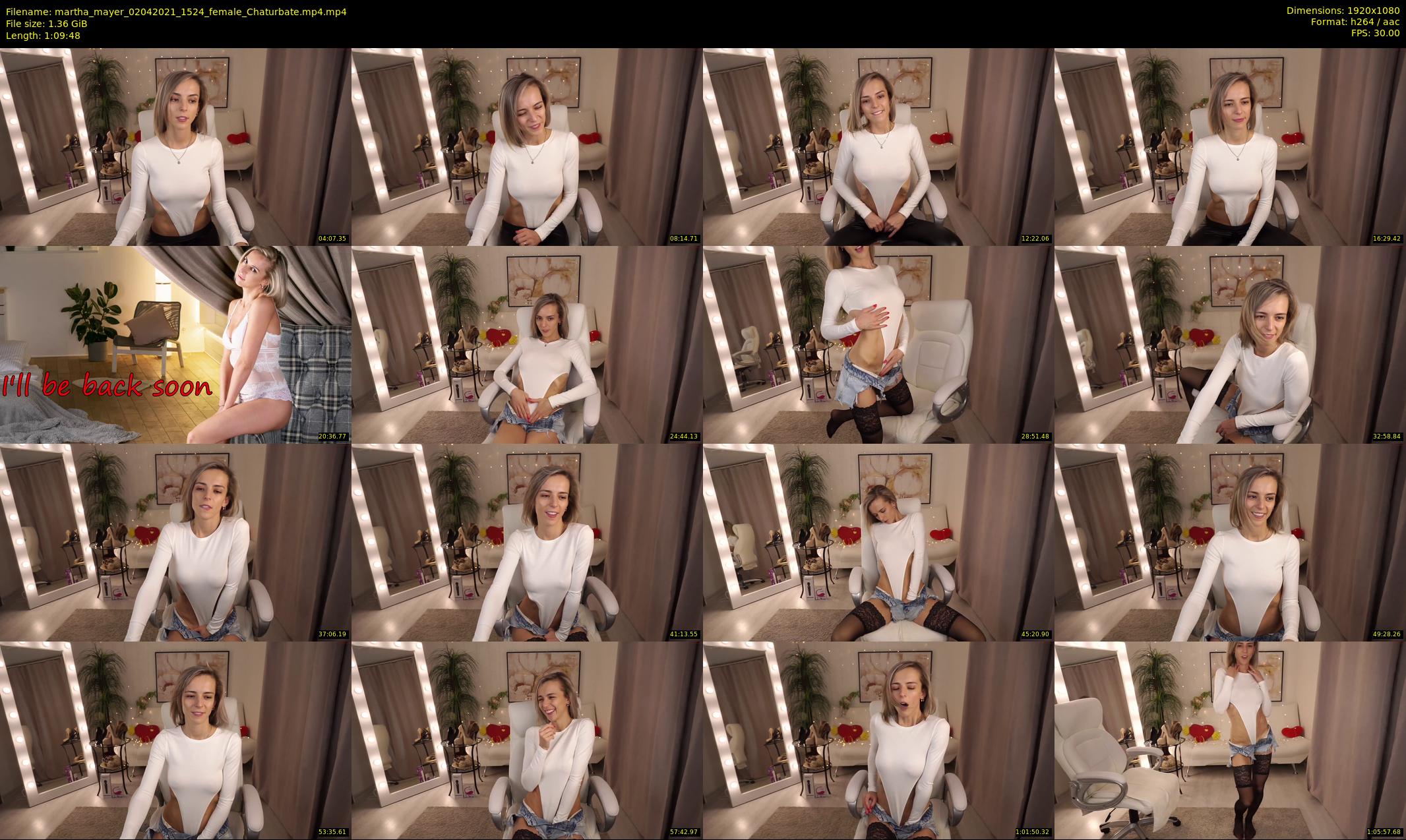 martha_mayer — 70 minute Chaturbate female cam show recording, 1080p, Apr 2, 2021