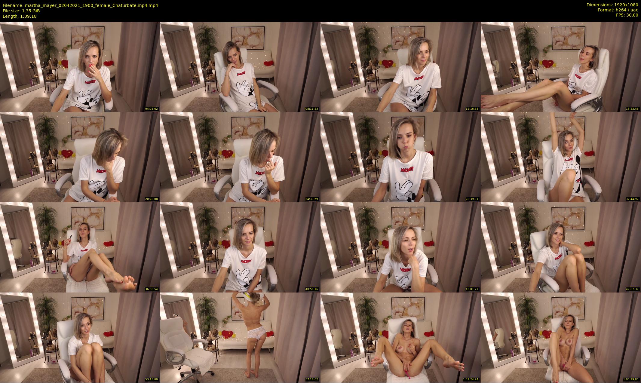martha_mayer — 70 minute Chaturbate female cam show recording, 1080p, Apr 2, 2021