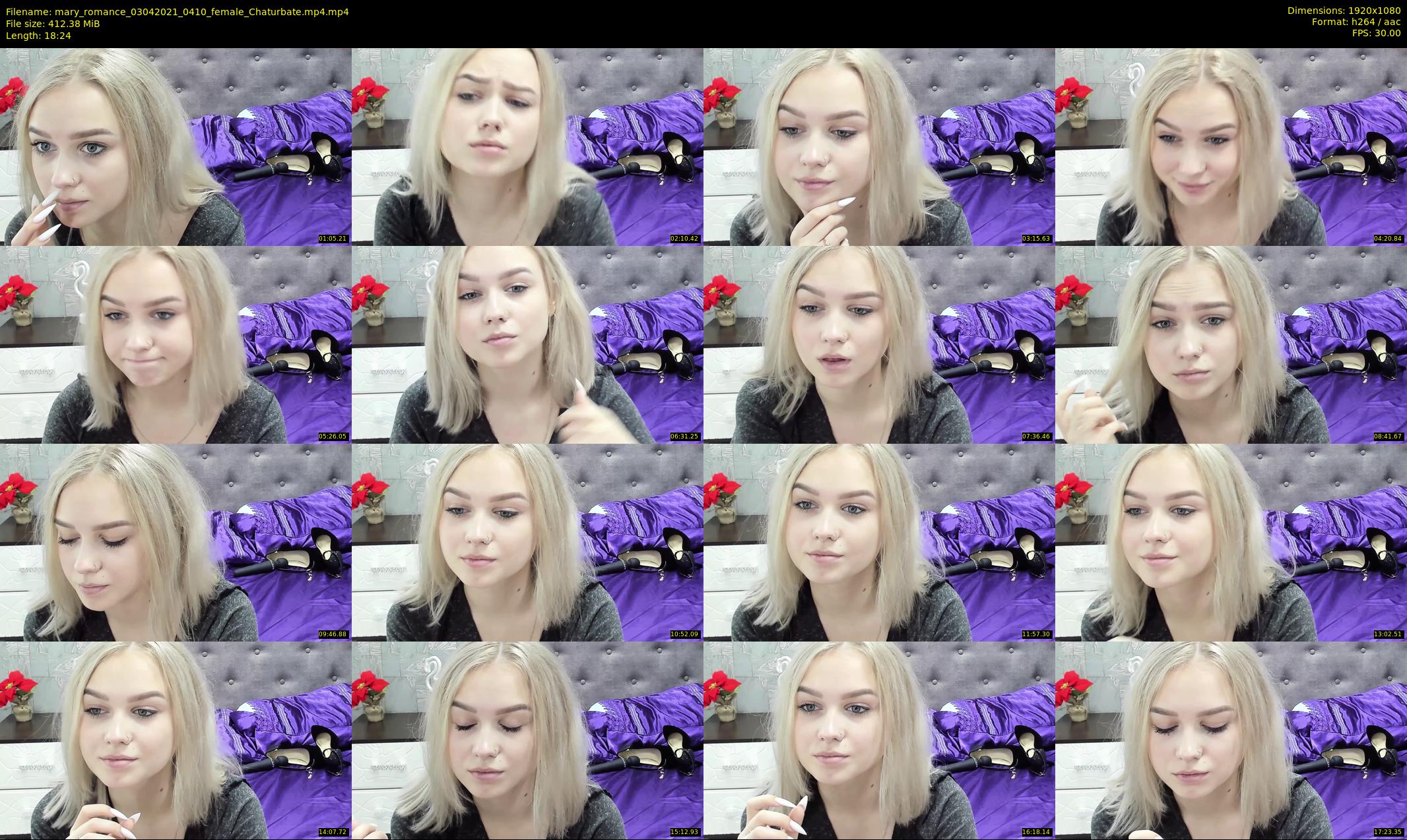 mary_romance — 19 minute Chaturbate female cam show recording, 1080p, Apr 3, 2021