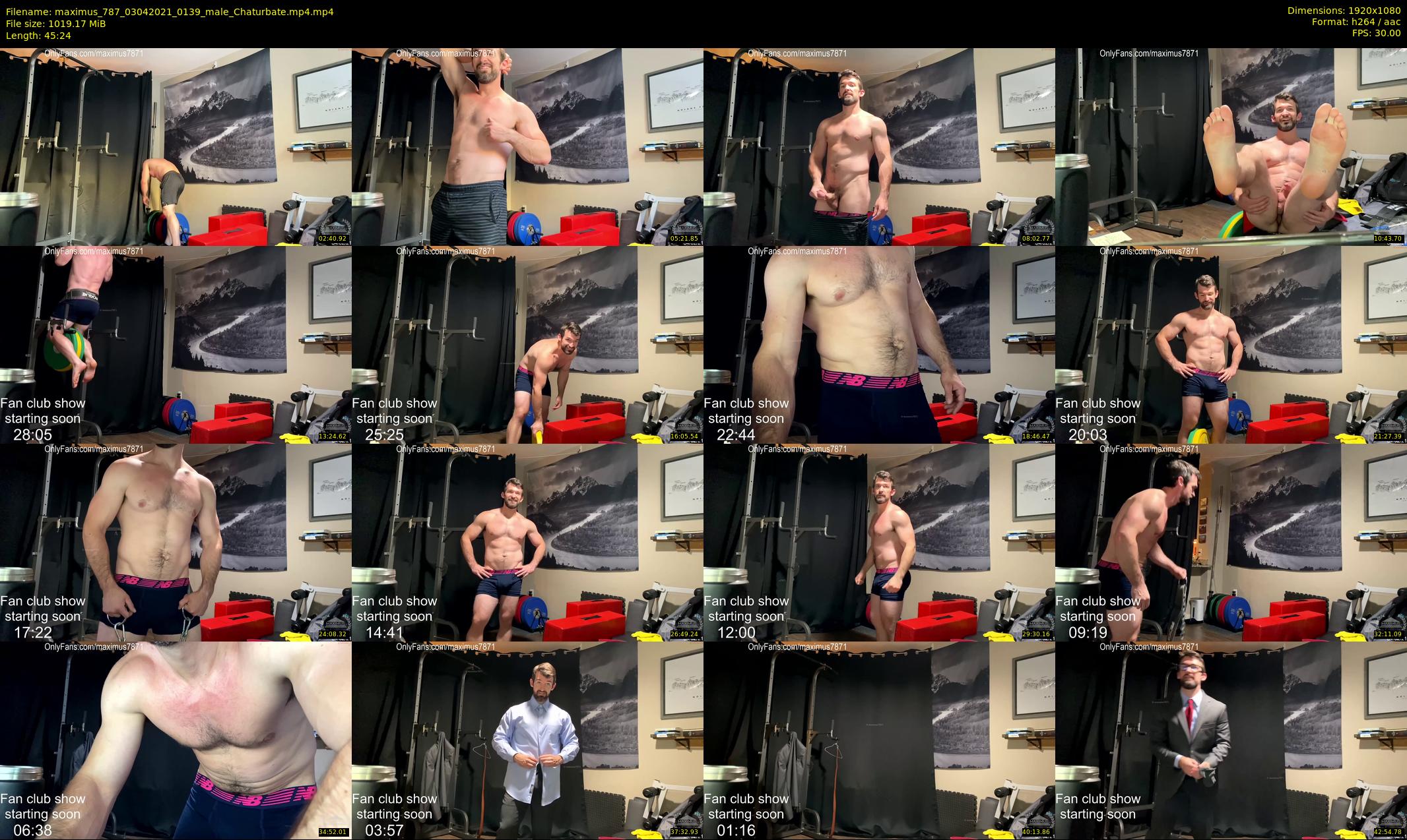 maximus_787 — 46 minute Chaturbate male cam show recording, 1080p, Apr 3, 2021