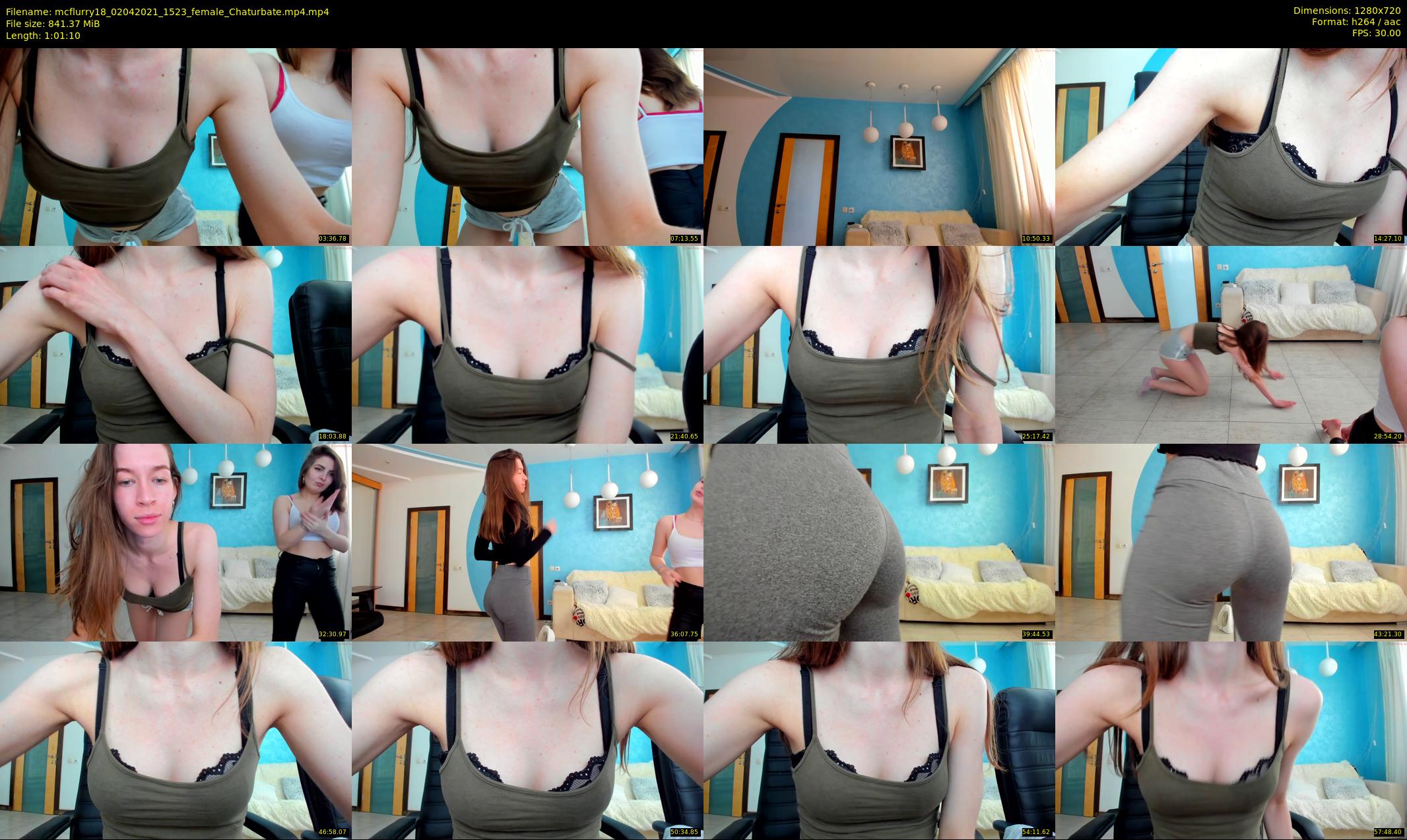 mcflurry18 — 62 minute Chaturbate female cam show recording, 720p, Apr 2, 2021