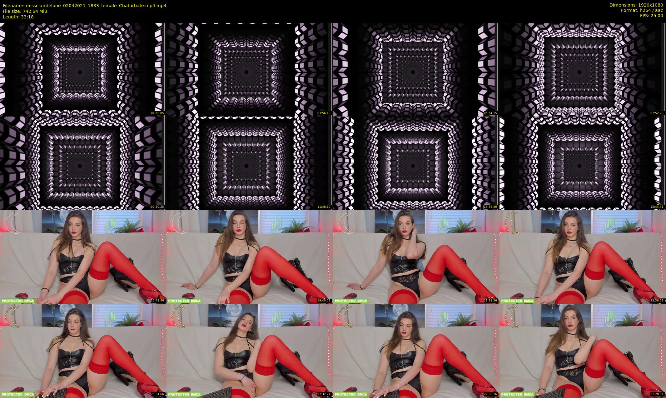 missclairdelune — 34 minute Chaturbate female cam show recording, 1080p, Apr 2, 2021