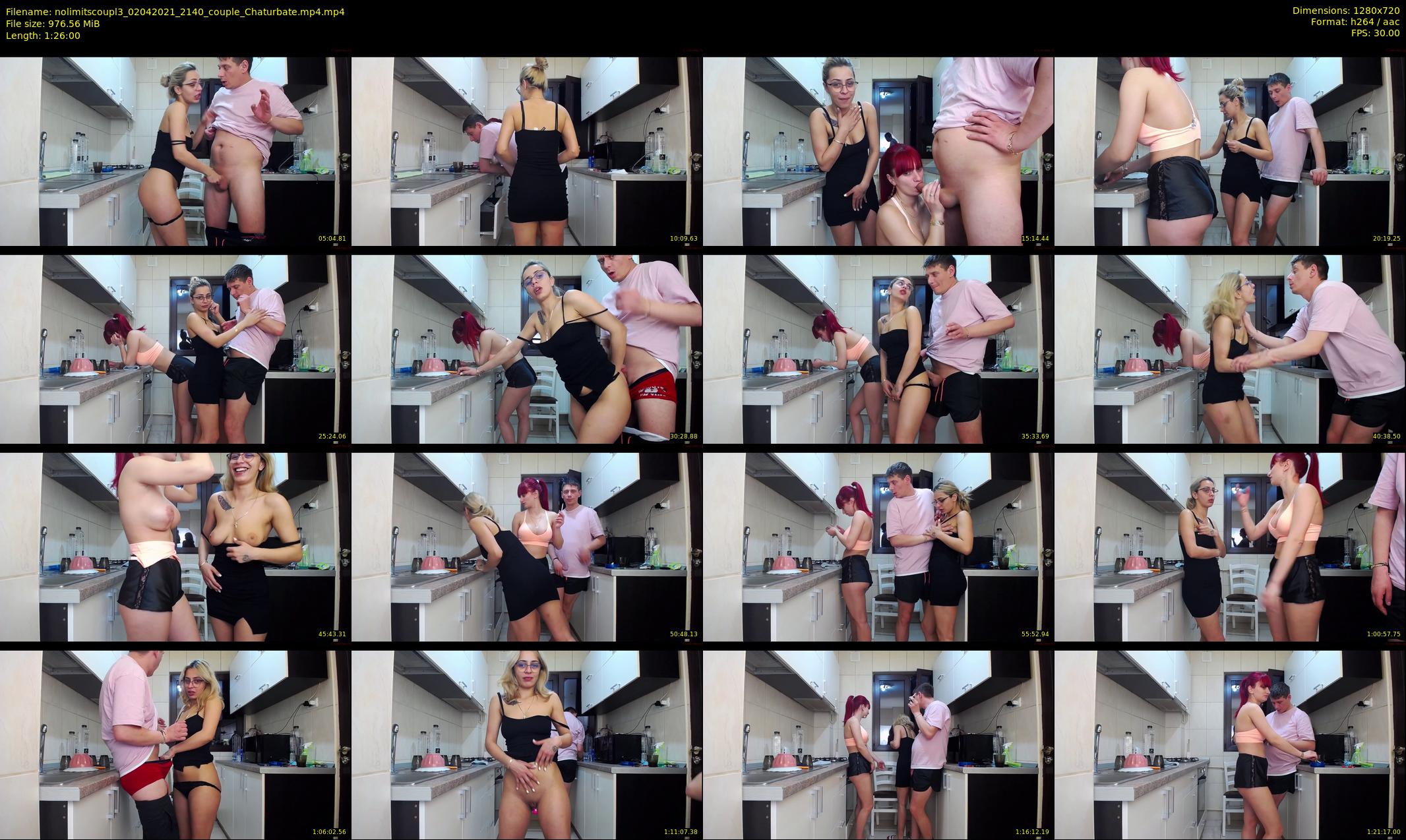 nolimitscoupl3 — 86 minute Chaturbate couple cam show recording, 720p, Apr 2, 2021