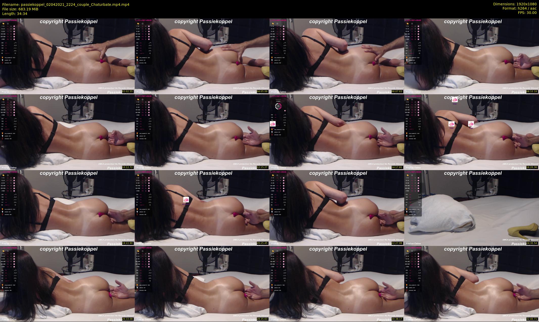 passiekoppel — 35 minute Chaturbate couple cam show recording, 1080p, Apr 2, 2021