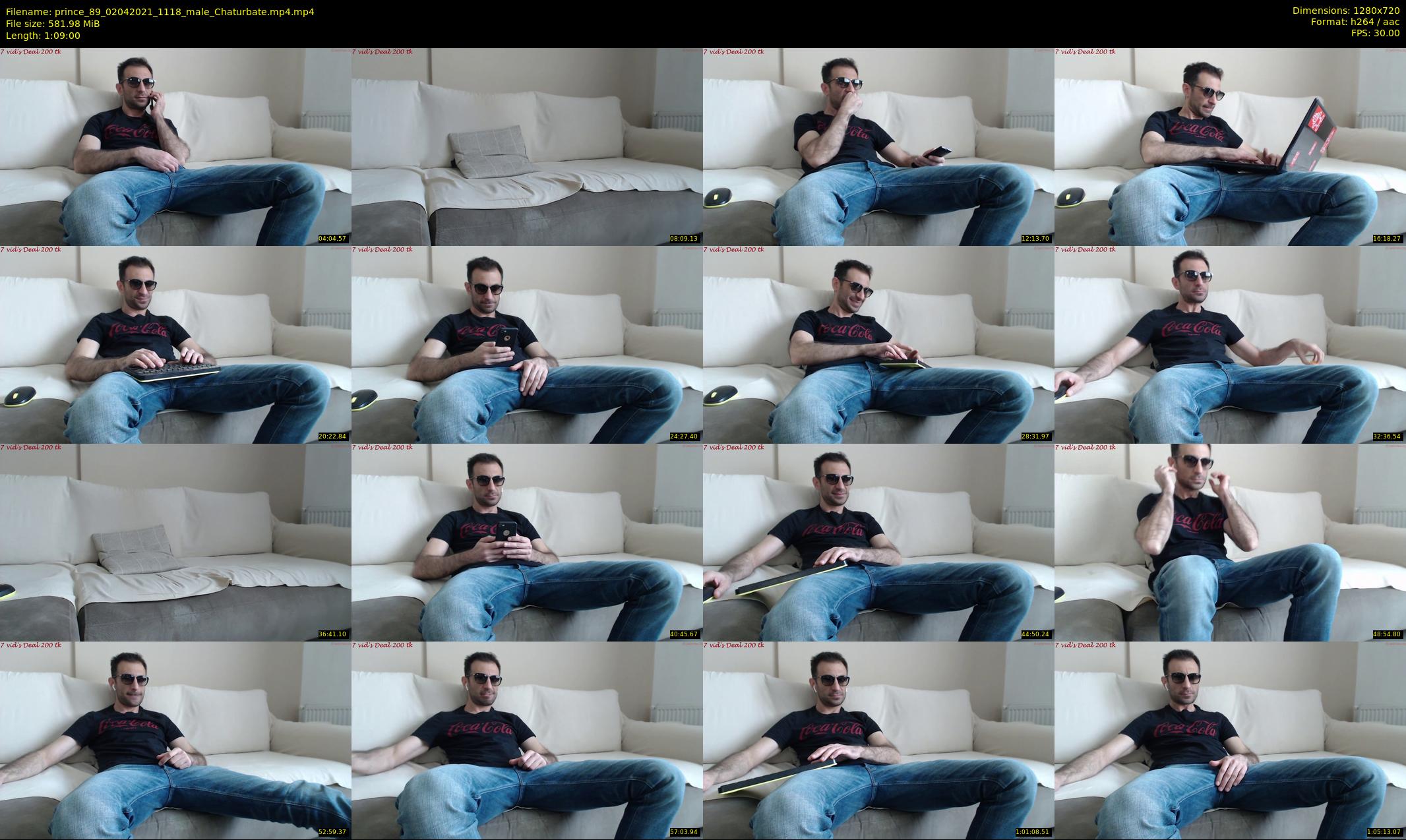 prince_89 — 69 minute Chaturbate male cam show recording, 720p, Apr 2, 2021