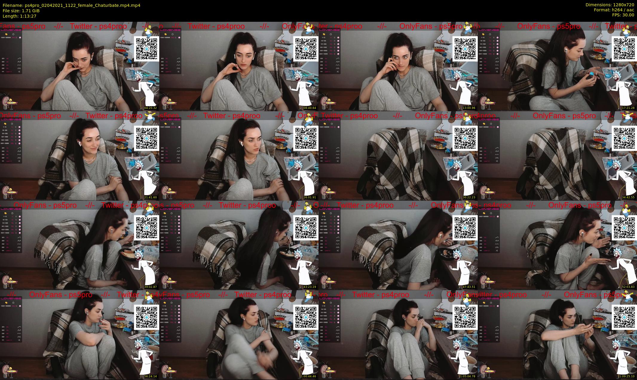 ps4pro — 74 minute Chaturbate female cam show recording, 720p, Apr 2, 2021