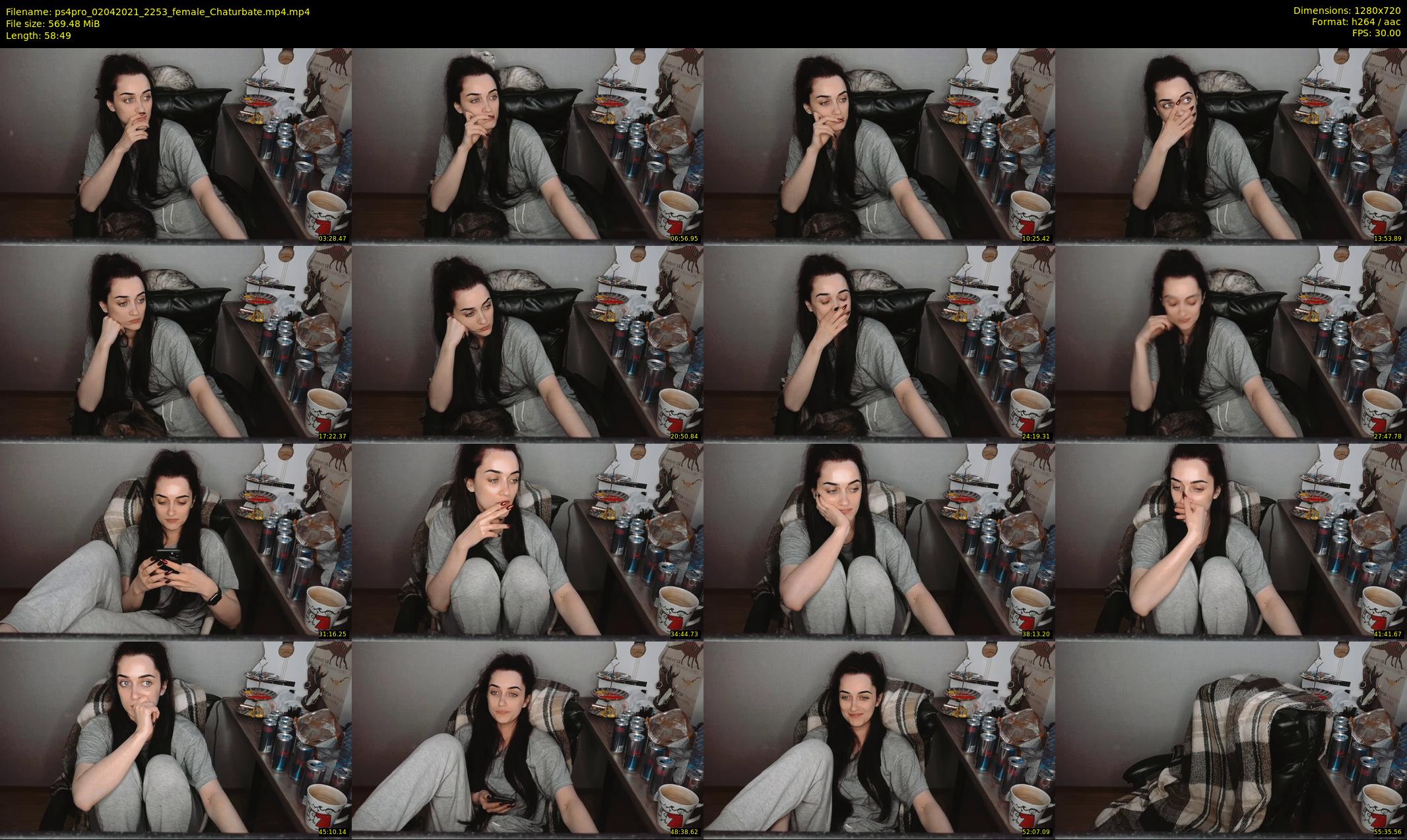 ps4pro — 59 minute Chaturbate female cam show recording, 720p, Apr 2, 2021