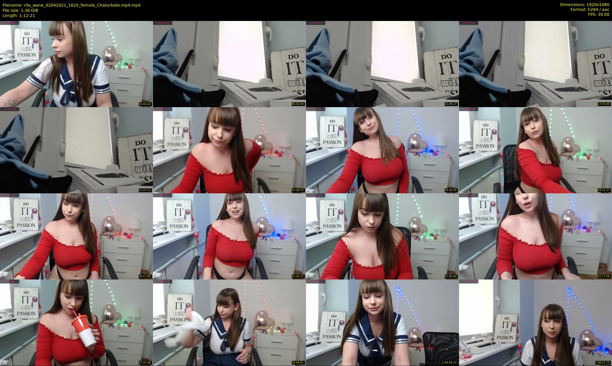 rita_wane — 73 minute Chaturbate female cam show recording, 1080p, Apr 2, 2021