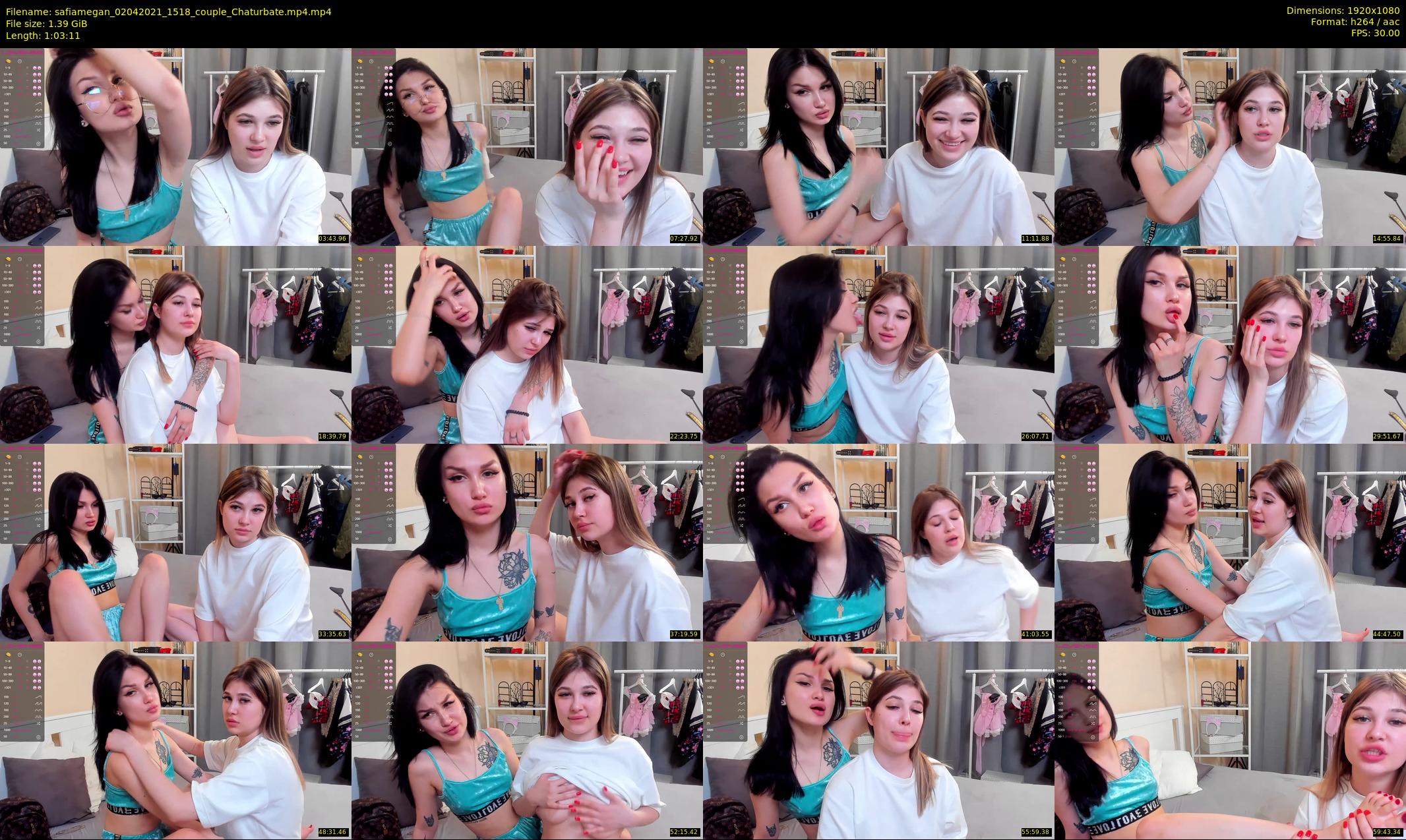 safiamegan — 64 minute Chaturbate couple cam show recording, 1080p, Apr 2, 2021
